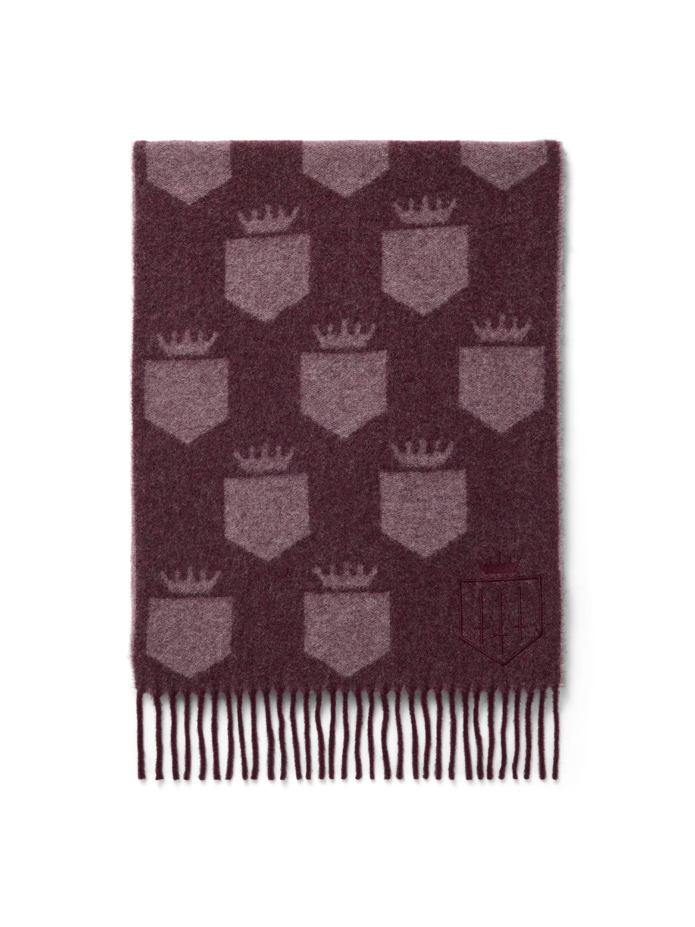 Women's Signature Merino Scarf - Elderberry & Heather - Image 4