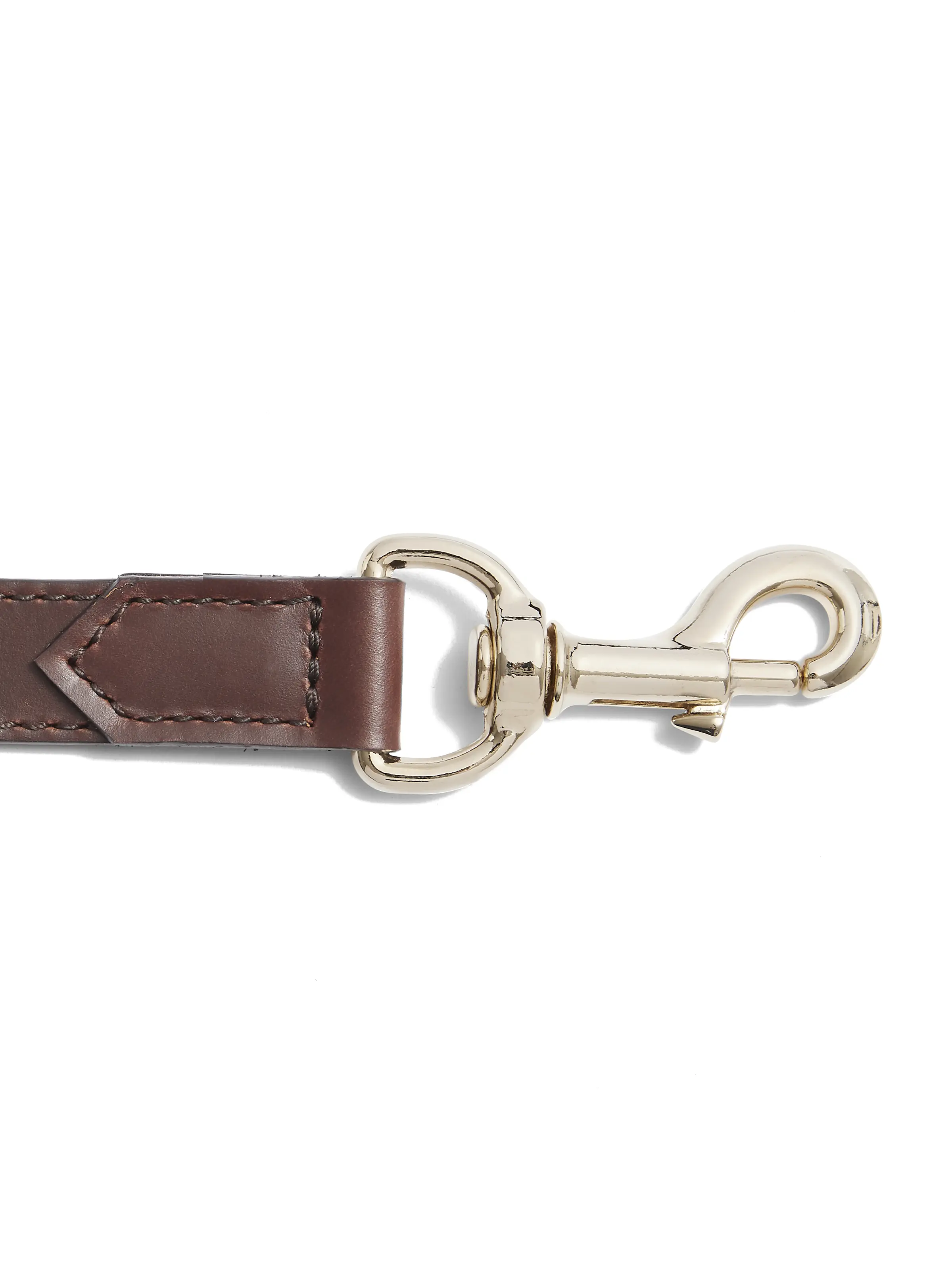 Fitzroy Wide Dog Lead - Tan Leather - Image 4