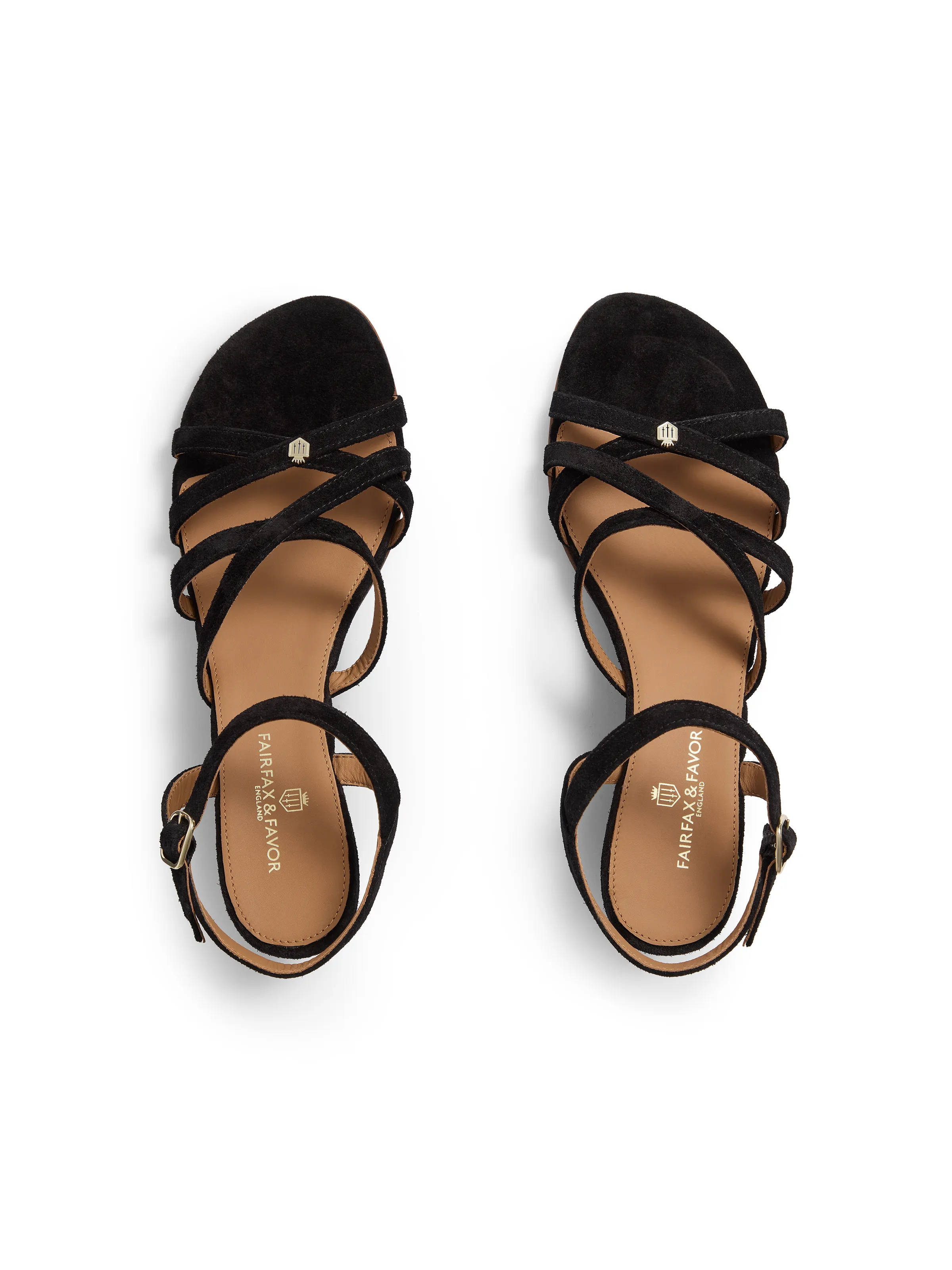 St Ives Wedge - Black Suede - Image 4