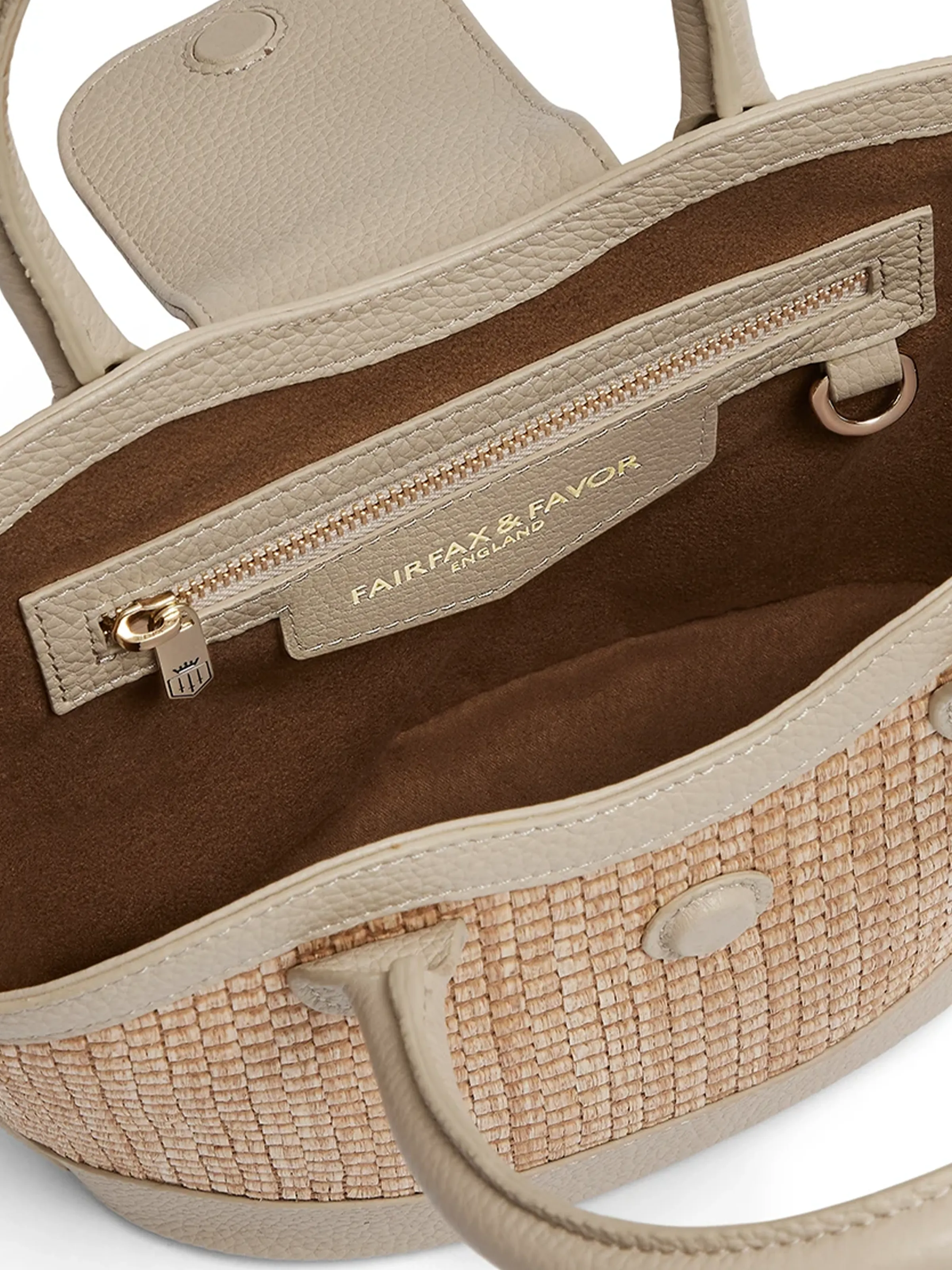Mini Windsor Basket Bag - Stone Leather - Image 5