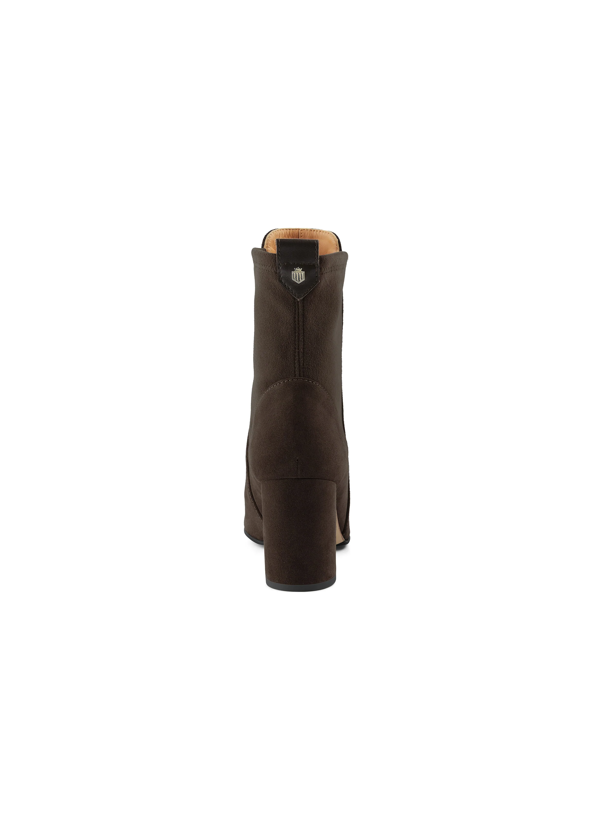 Heeled Belgravia Ankle - Chocolate Suede - Image 5