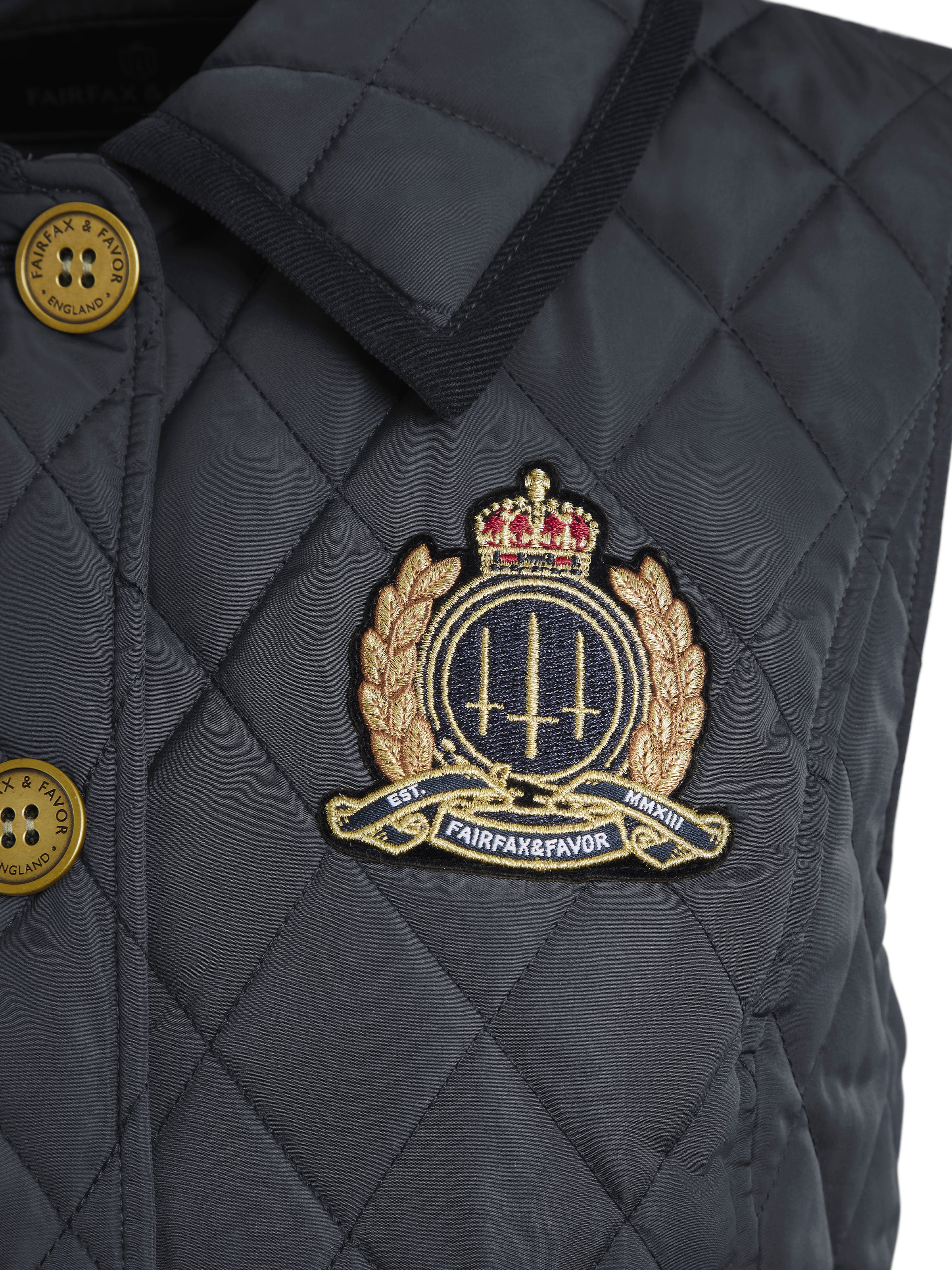 Bella Quilted Gilet - Navy - Image 5
