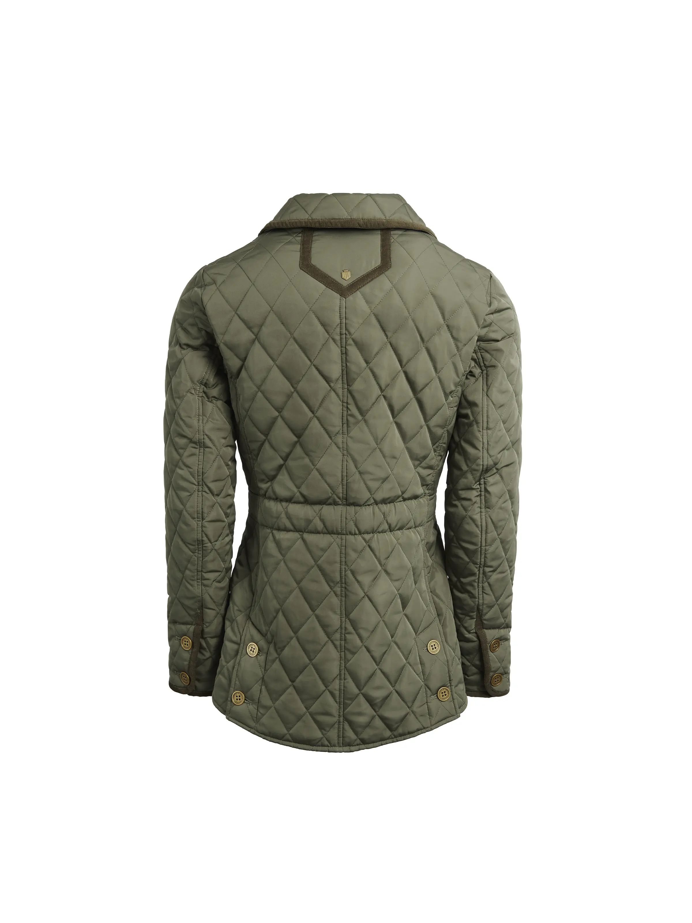 Bella Quilted Jacket - Sage - Image 3