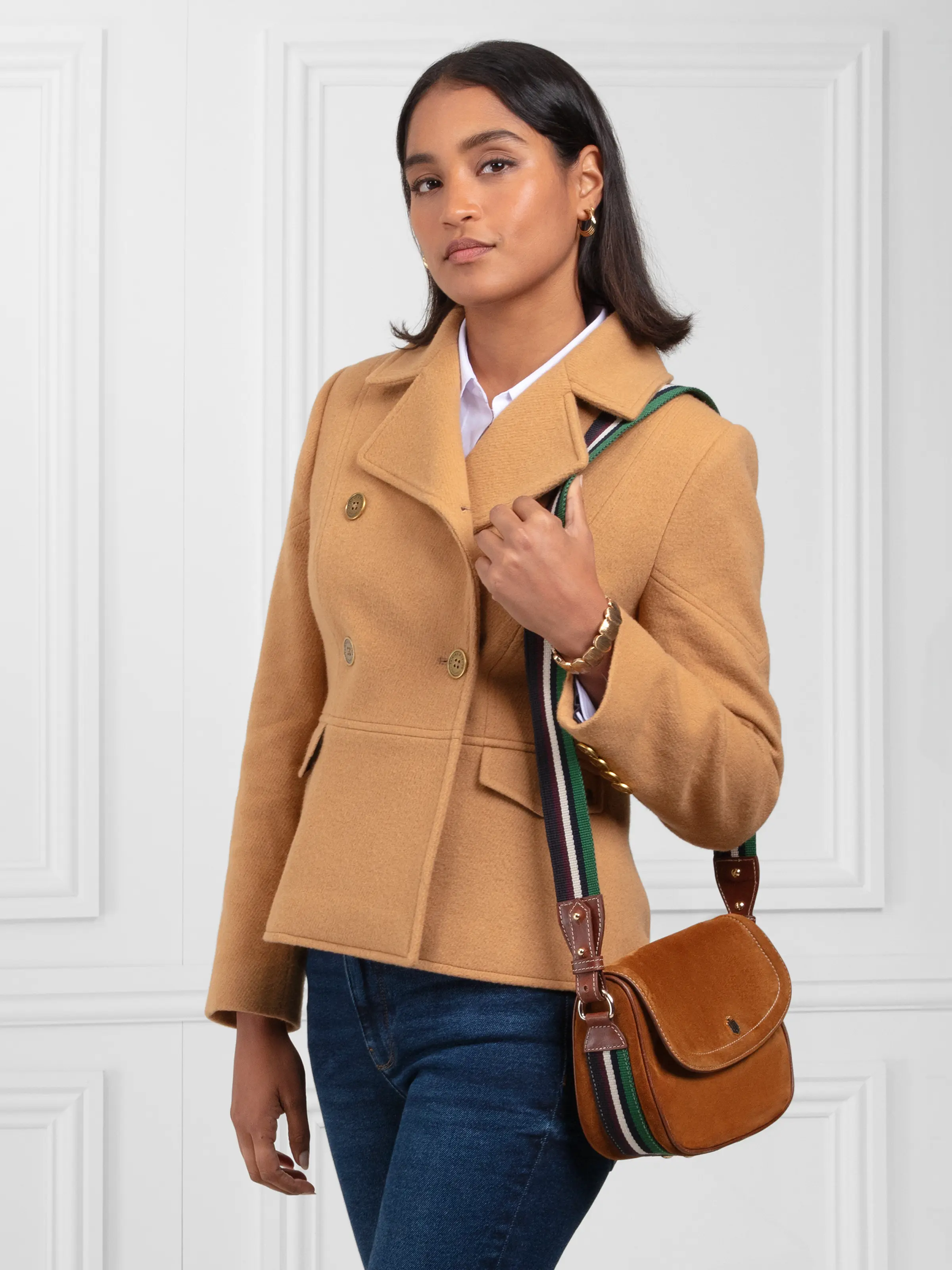 Boston Bag - Tan Suede - Image 6