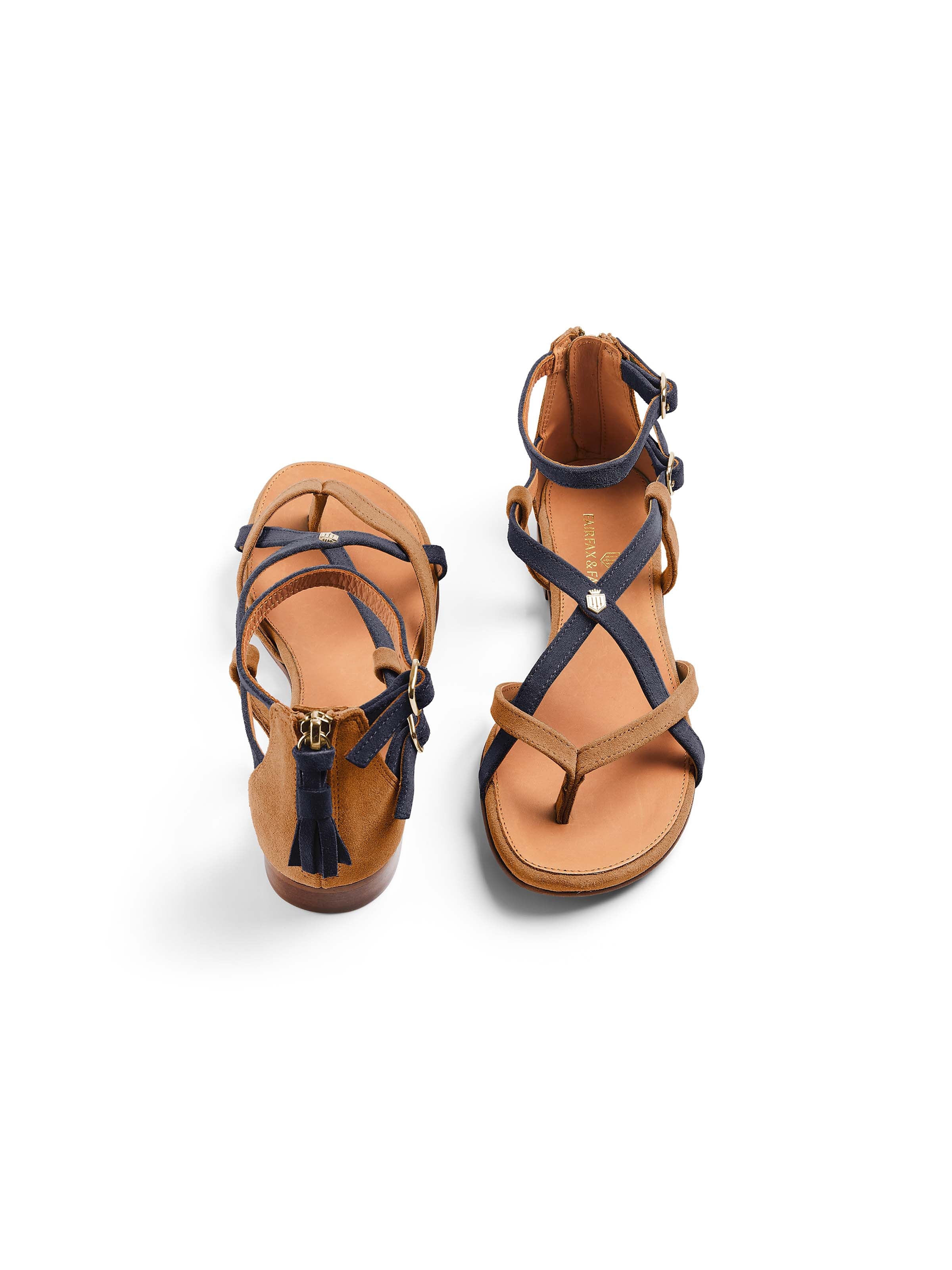 Brancaster - Tan & Navy - Image 3
