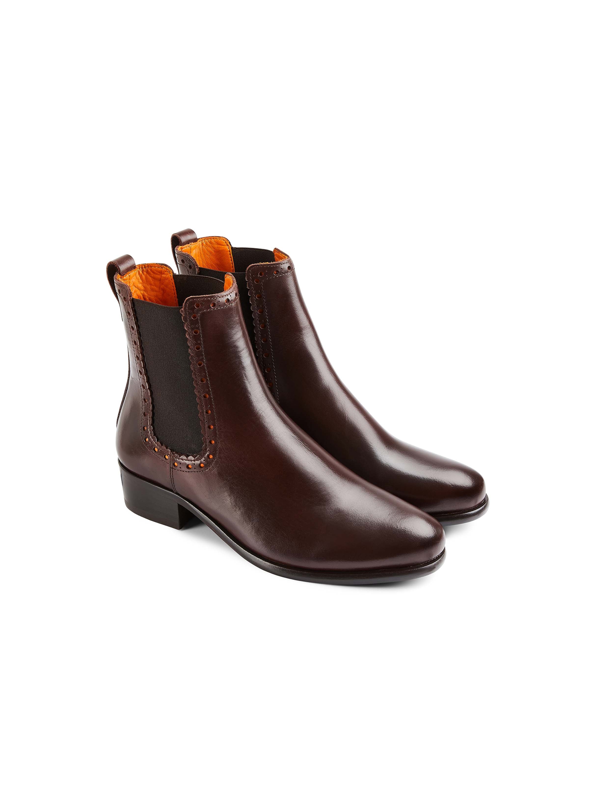 Brogued Chelsea - Mahogany - Image 3