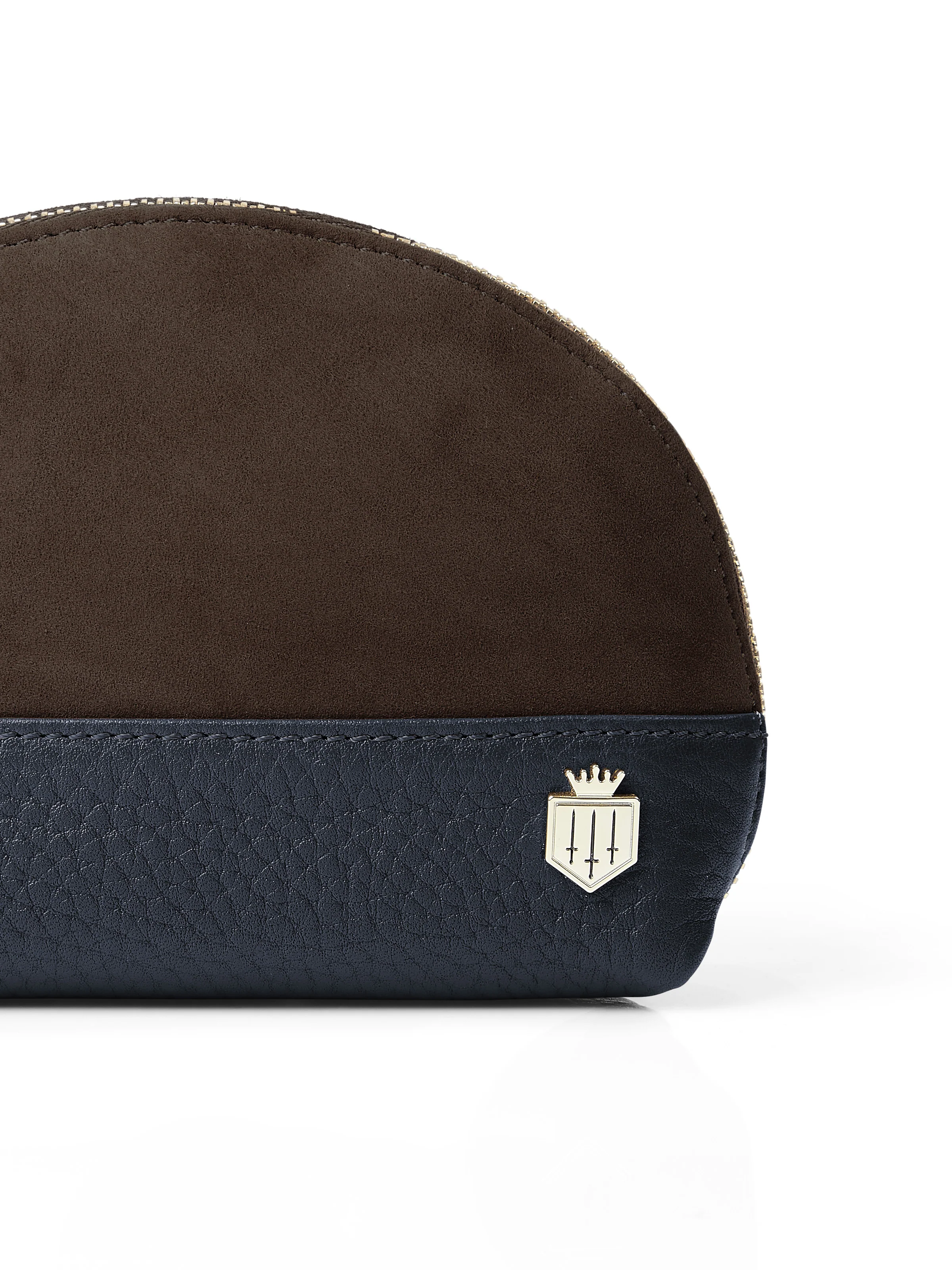 Chiltern Coin Purse - Chocolate & Navy - Image 5