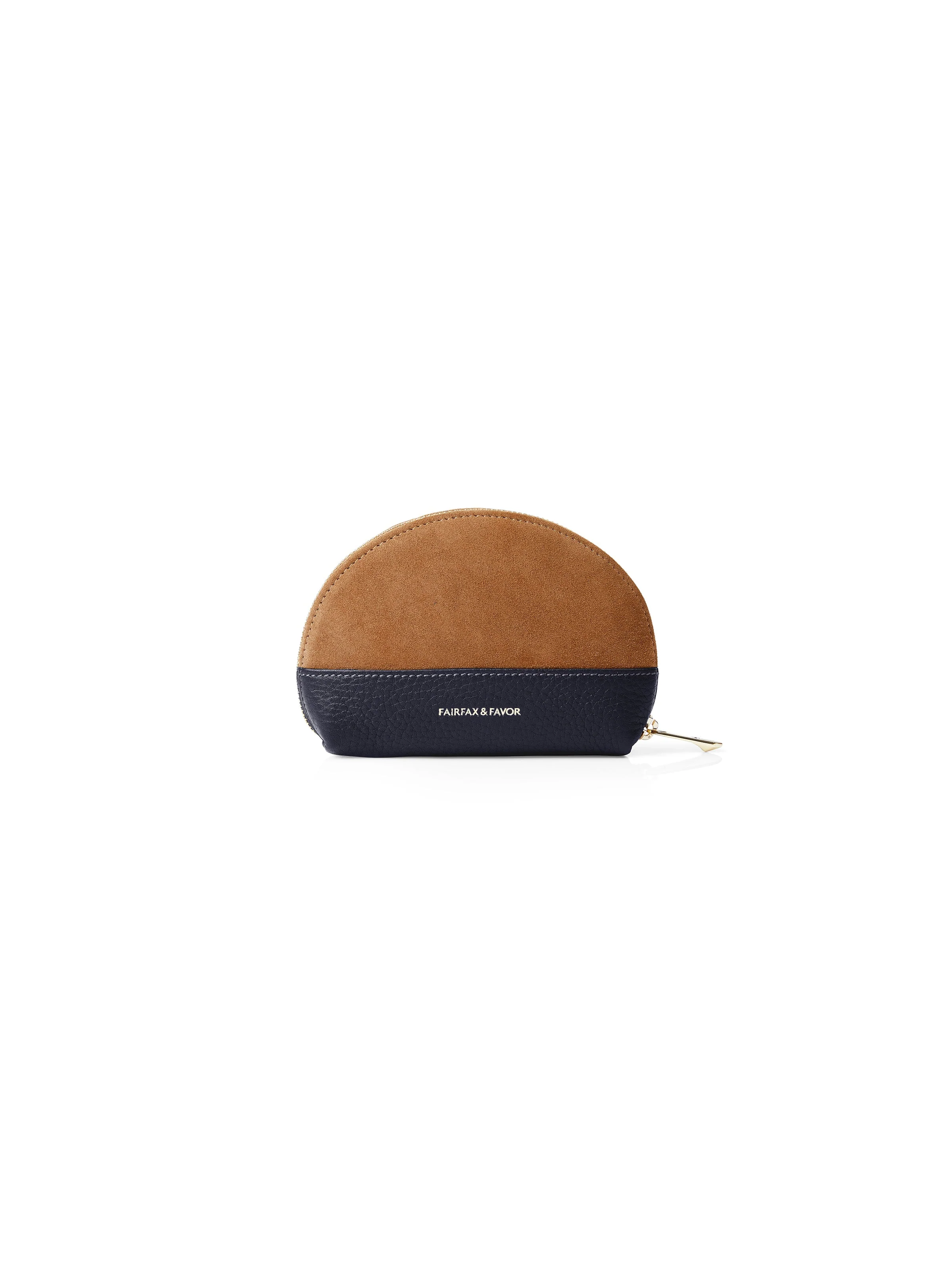 Chiltern Coin Purse - Tan & Navy - Image 3