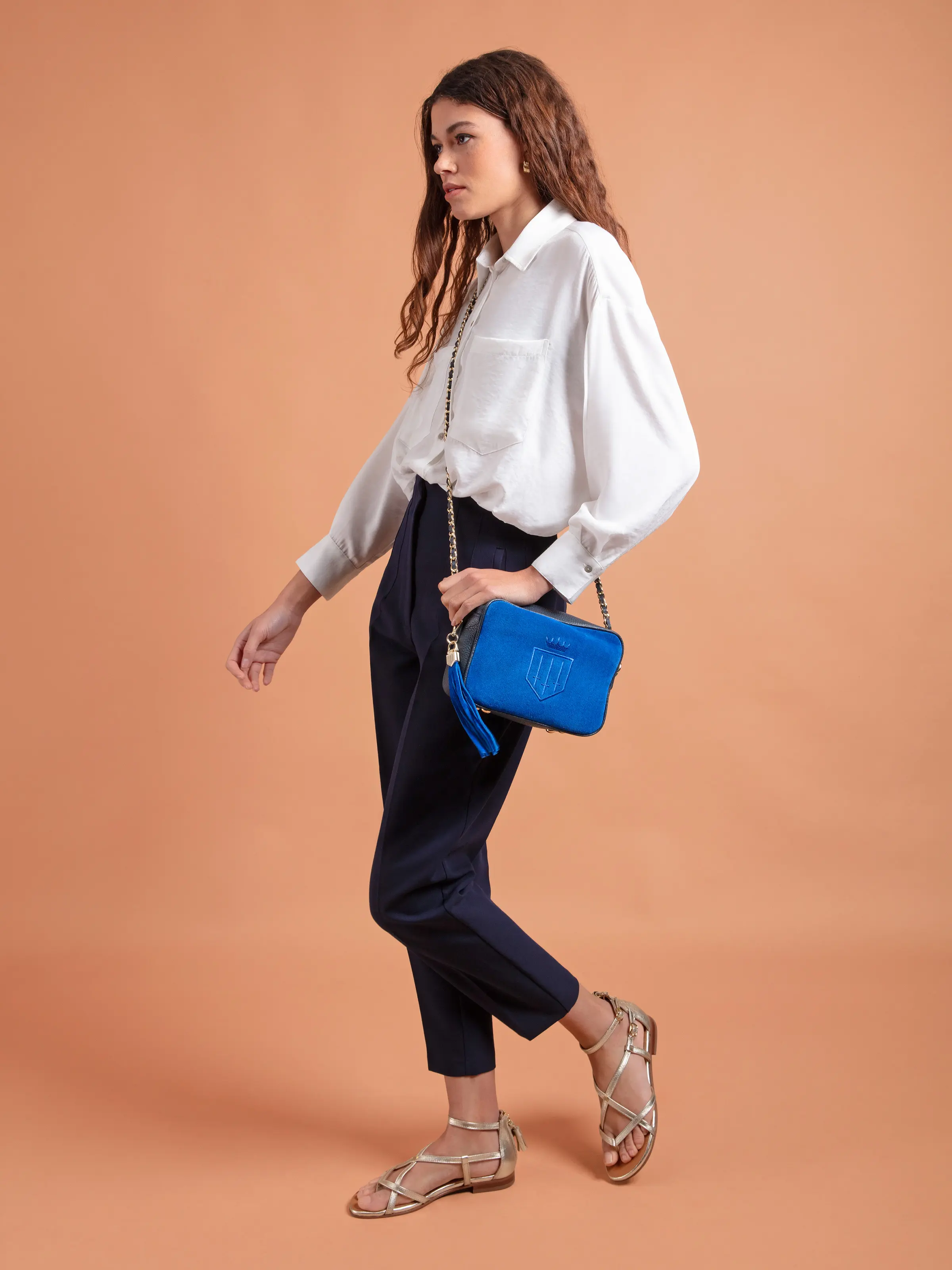 Finsbury - Porto Blue Leather & Navy Suede (Stockist Exclusive) - Image 5