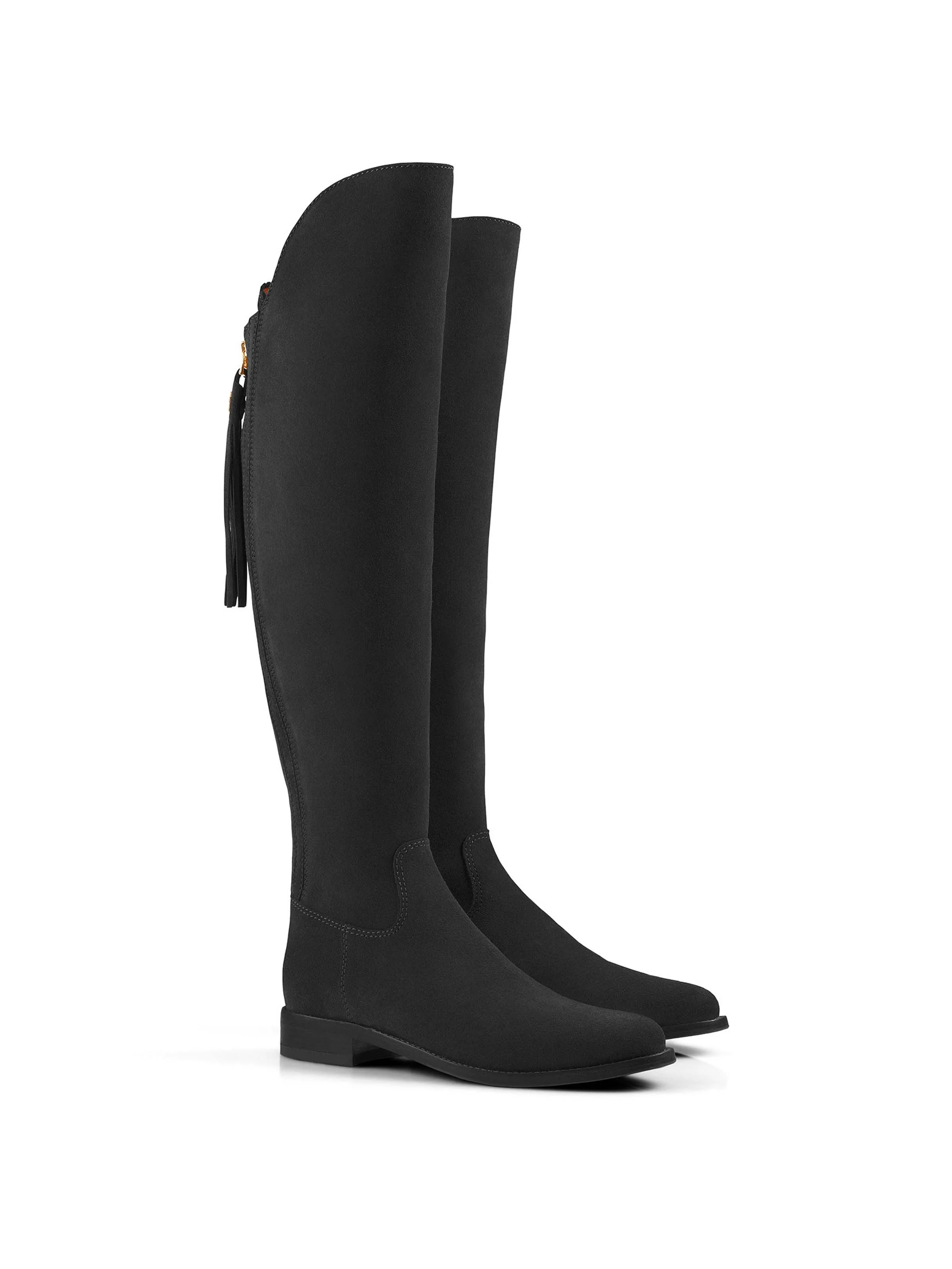 Flat Amira - Black Suede - Image 3