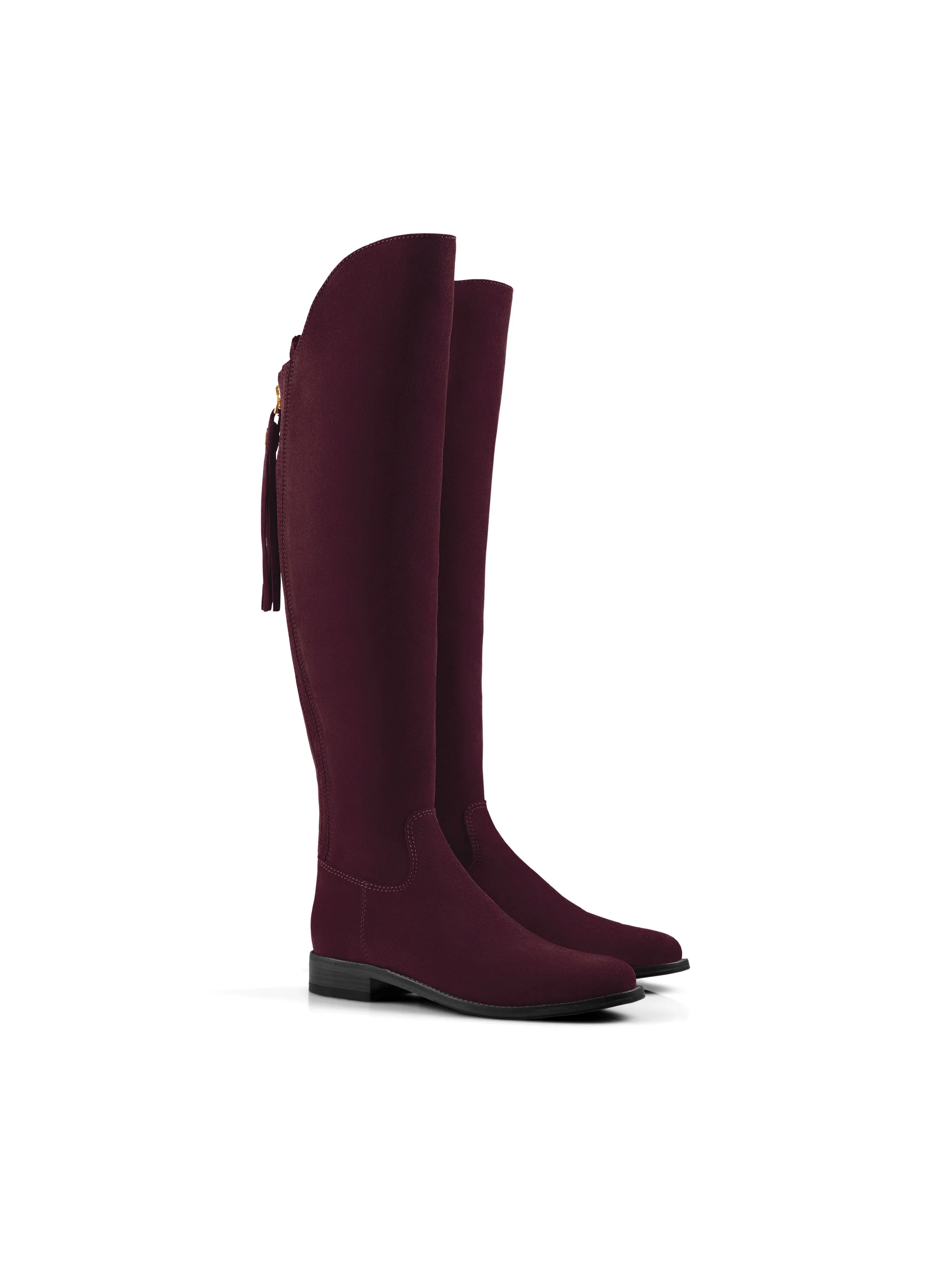 Flat Amira - Plum Suede - Image 2
