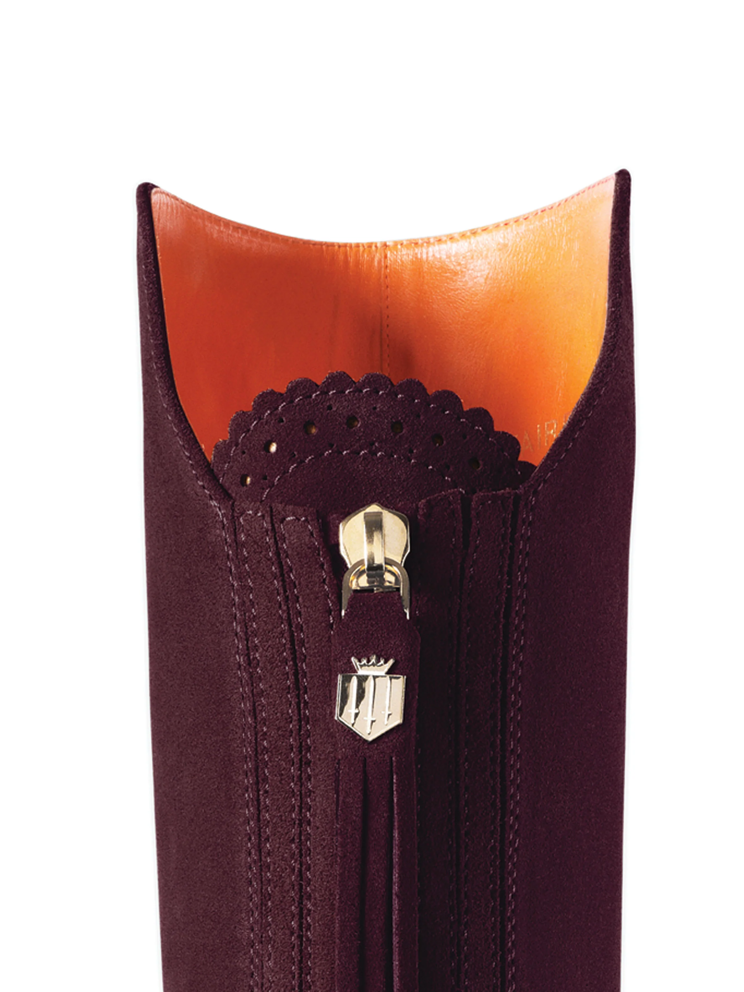 Flat Amira - Plum Suede - Image 3