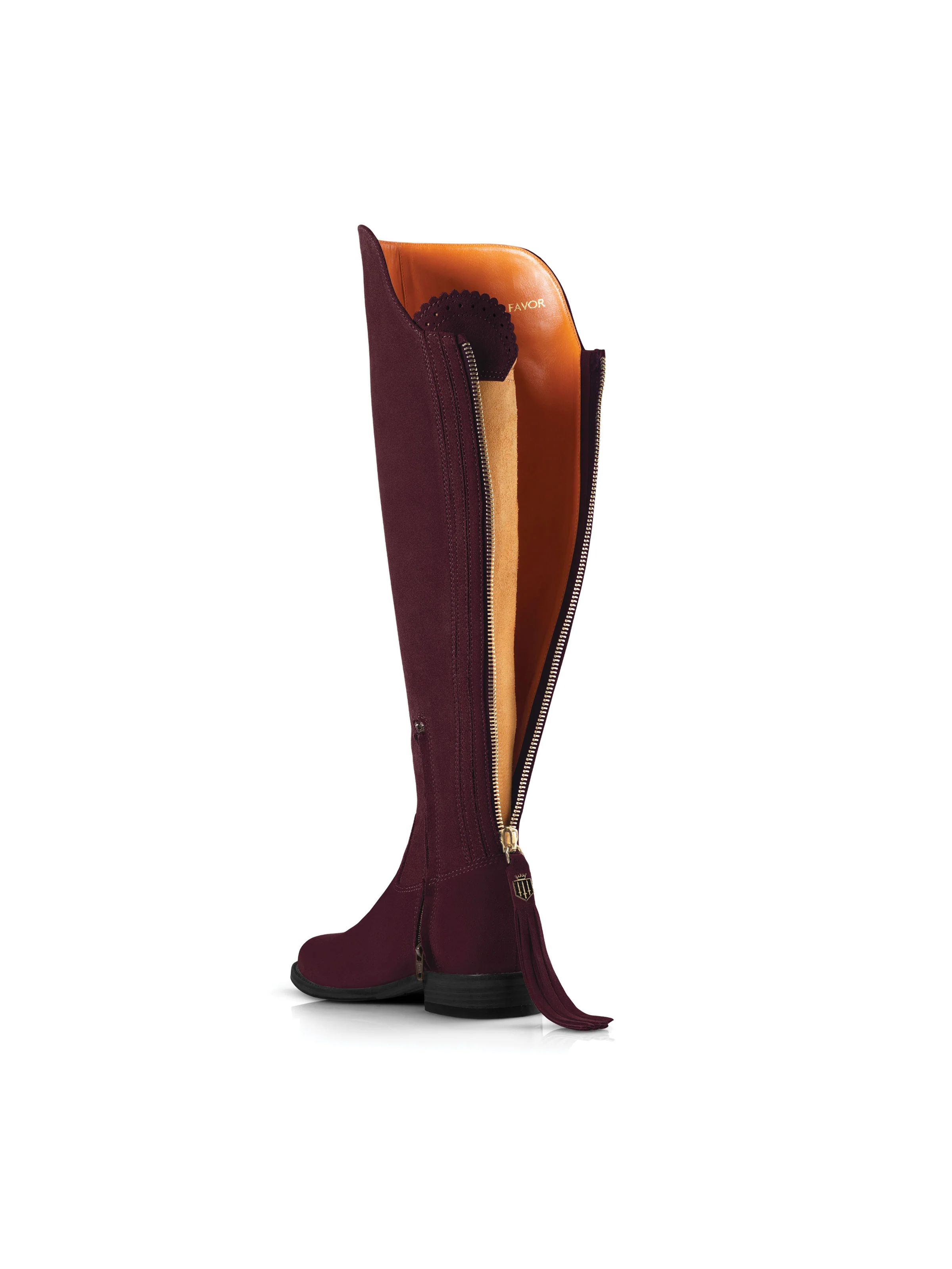 Flat Amira - Plum Suede - Image 4