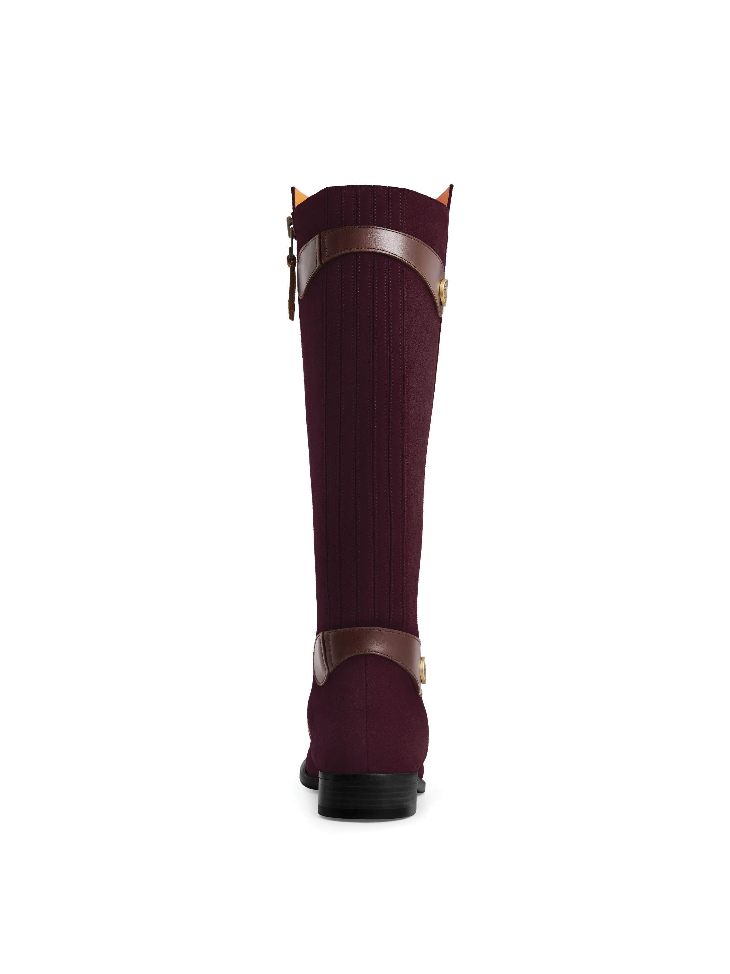 Flat Upton - Plum Suede - Image 5