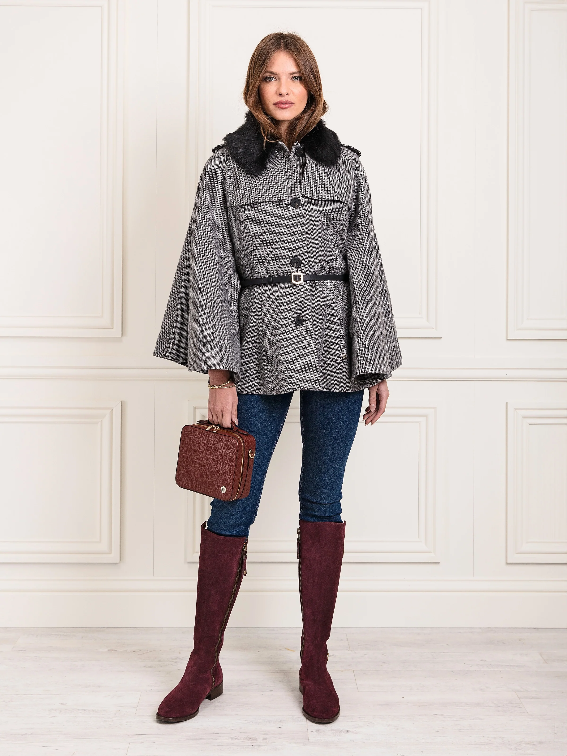 Flat Upton - Plum Suede - Image 6
