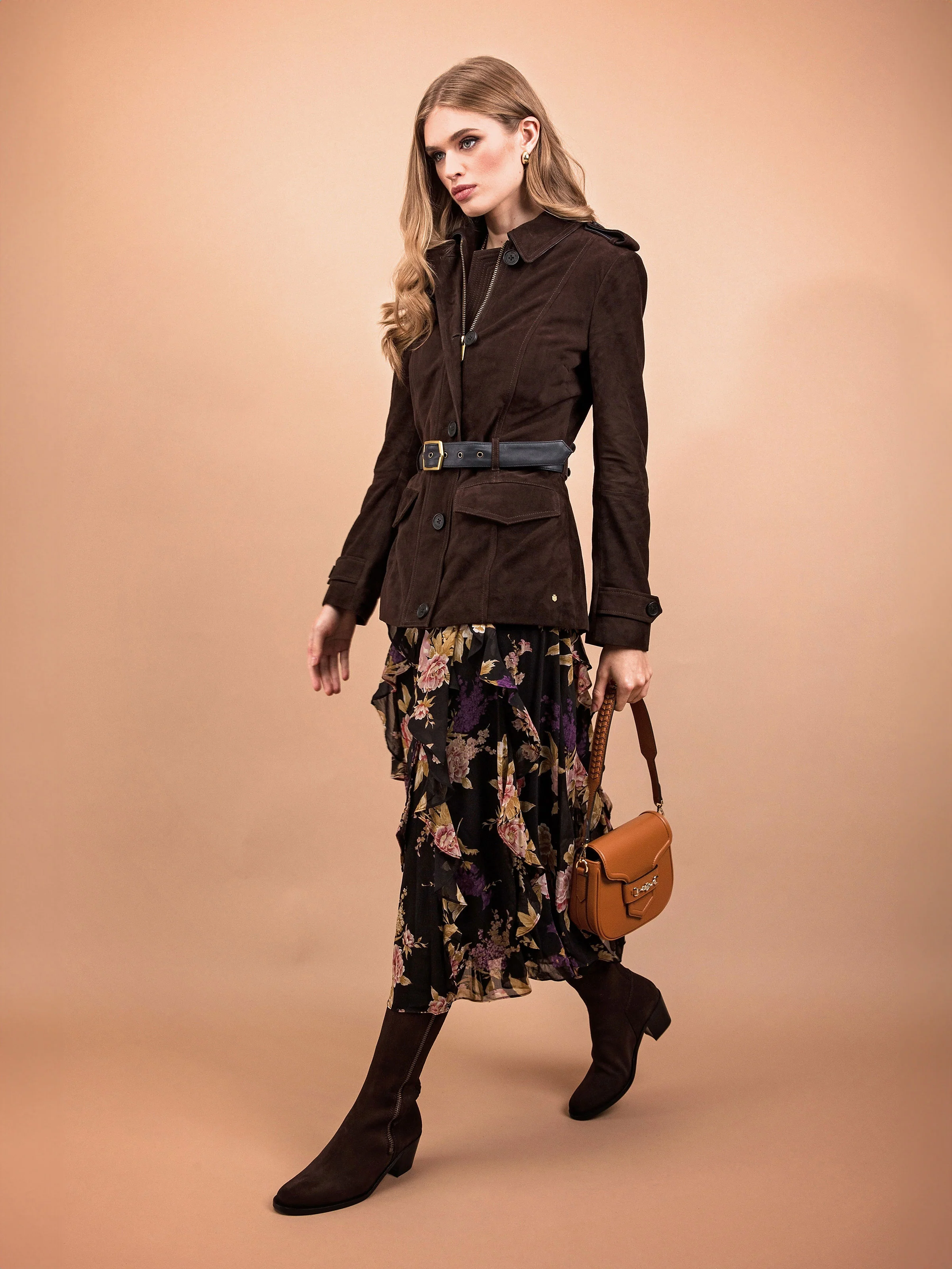 Frances Jacket - Chocolate - Image 2