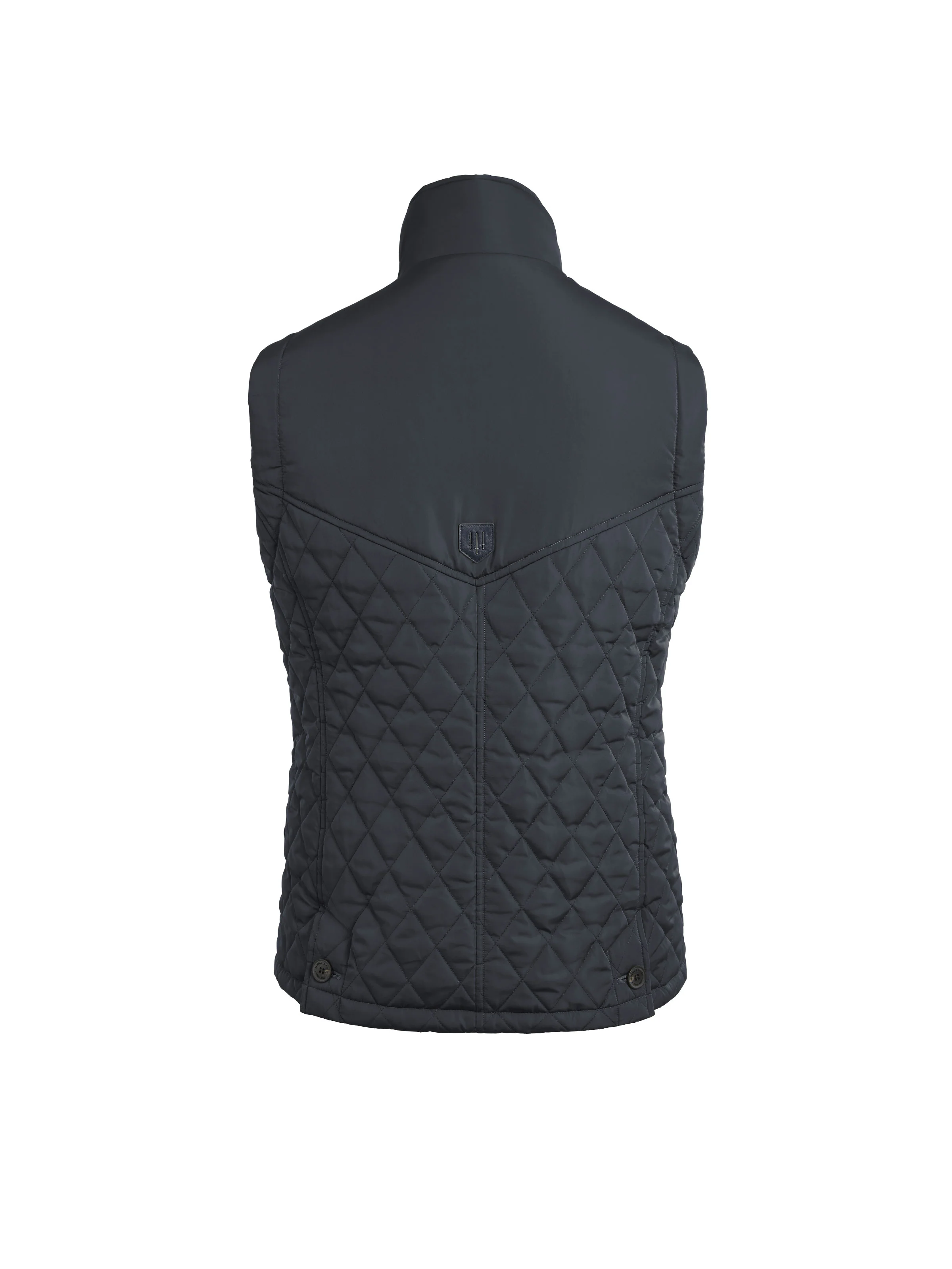 George Quilted Gilet - Navy - Image 3
