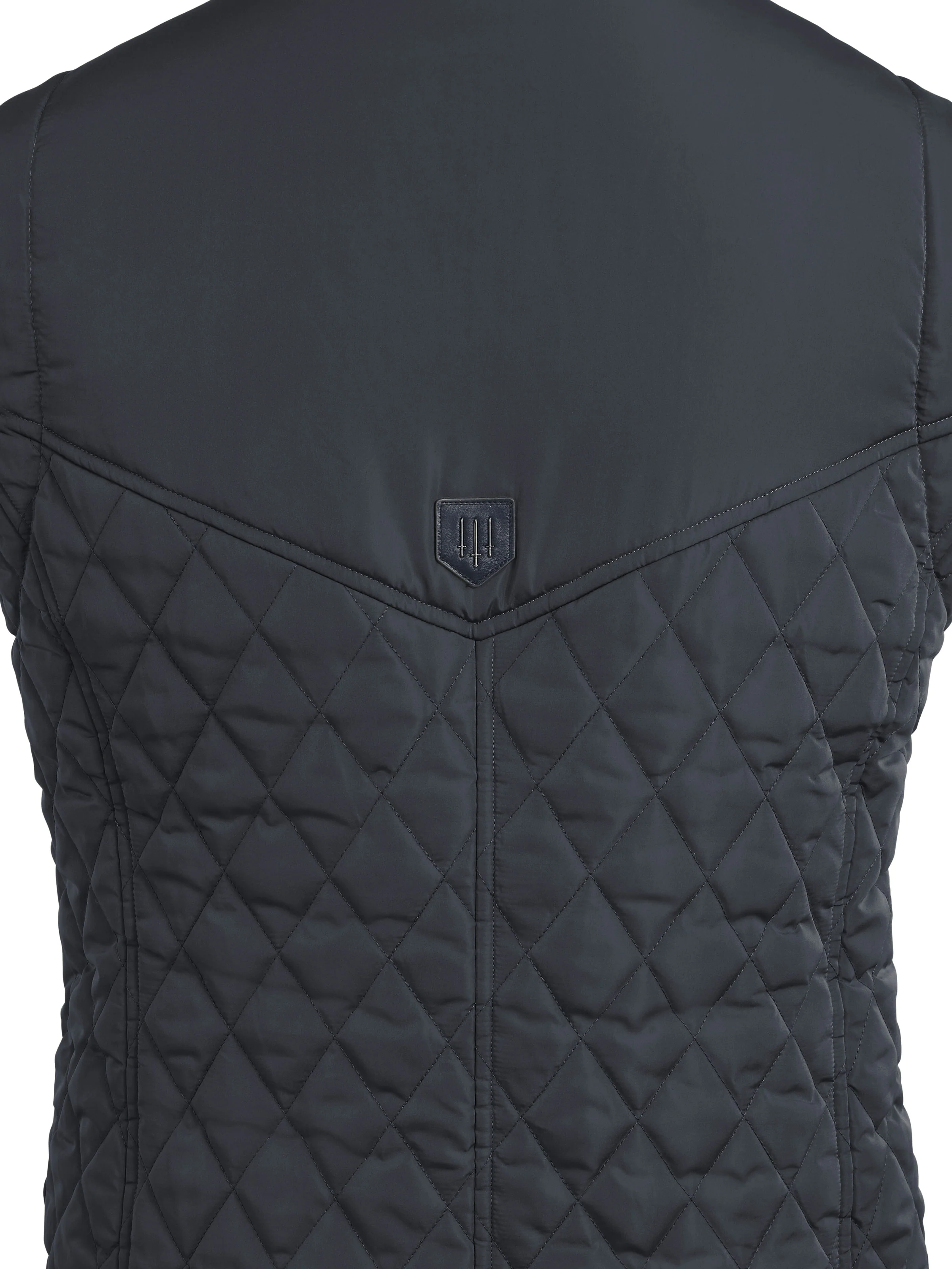 George Quilted Gilet - Navy - Image 4