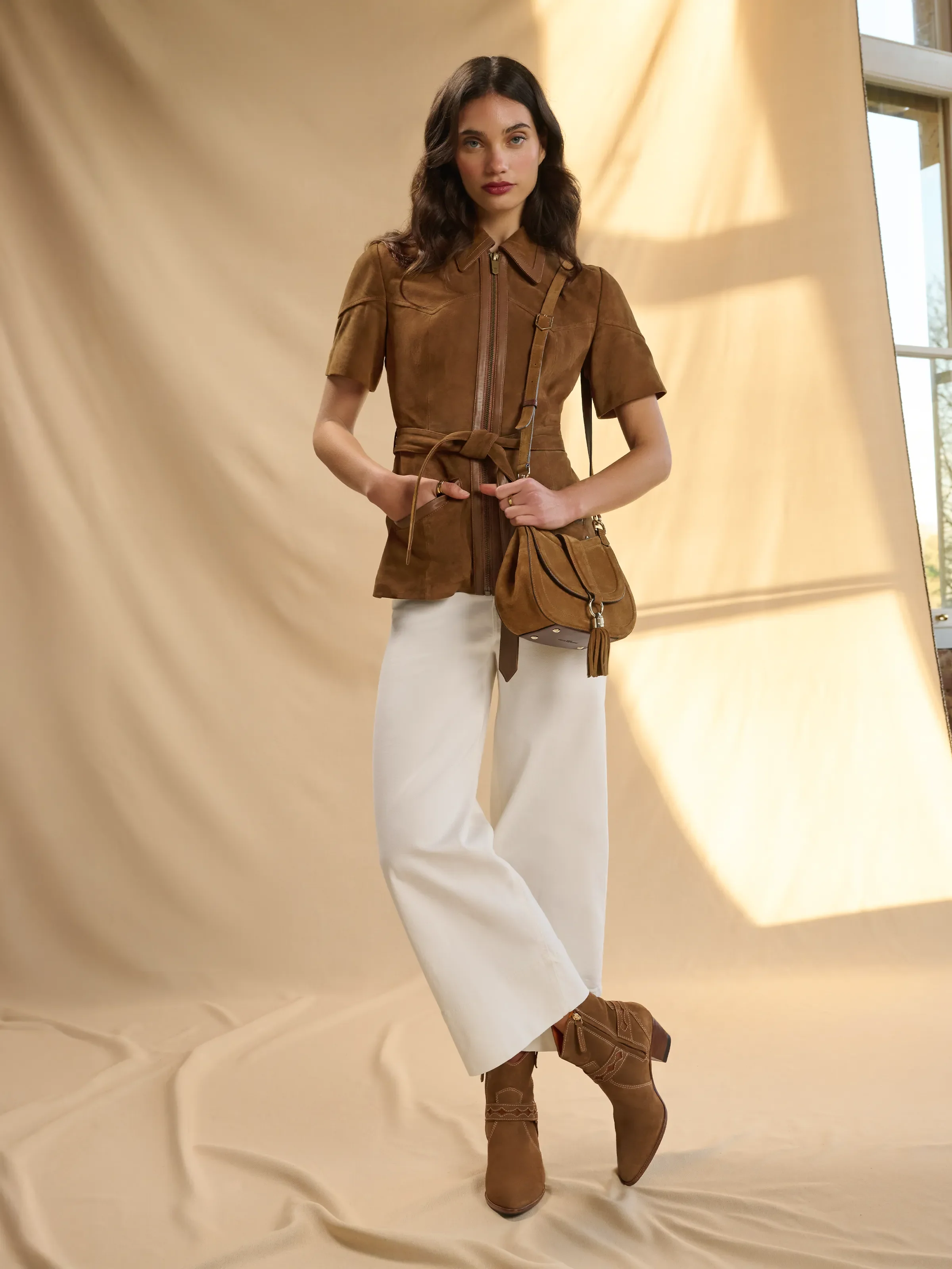 Gina - Tan Suede - Image 5