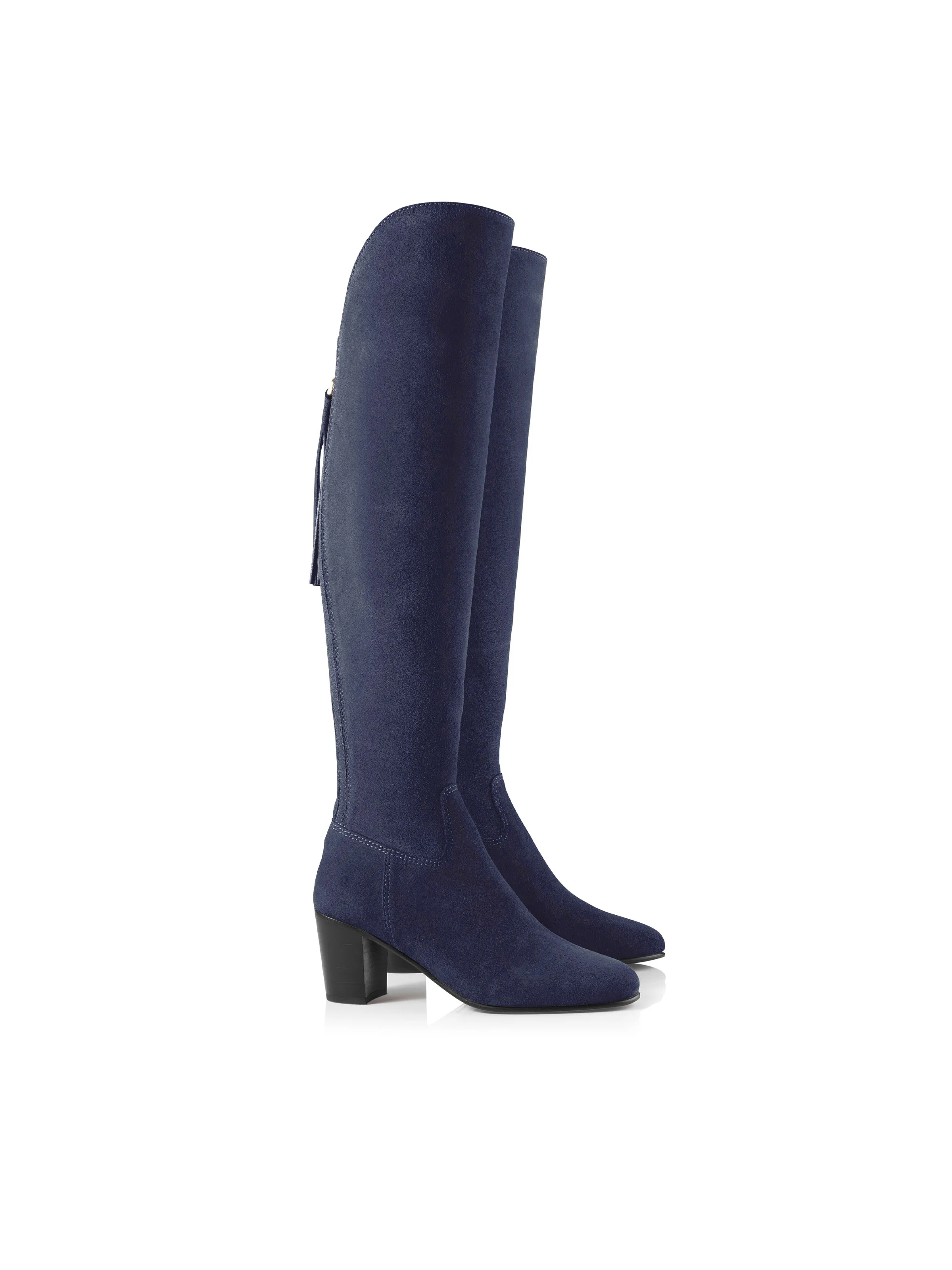 Heeled Amira - Ink Suede - Image 2
