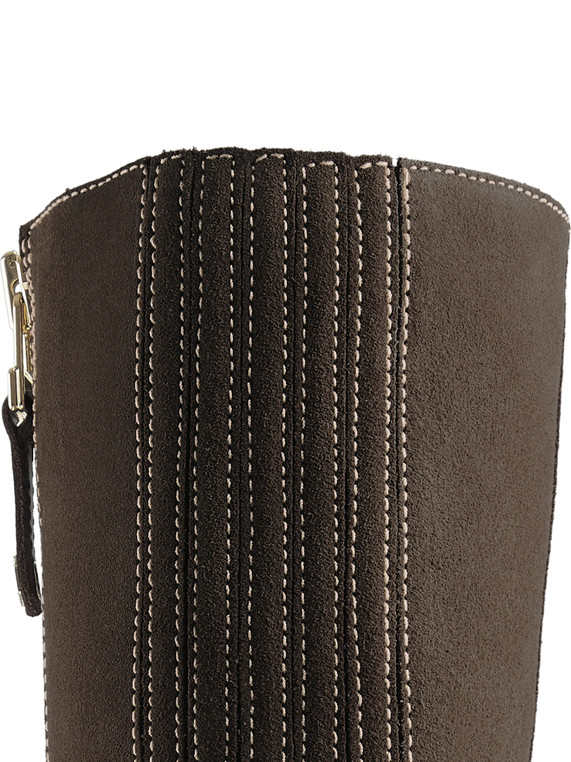 Heeled Octavia - Chocolate Suede - Image 9