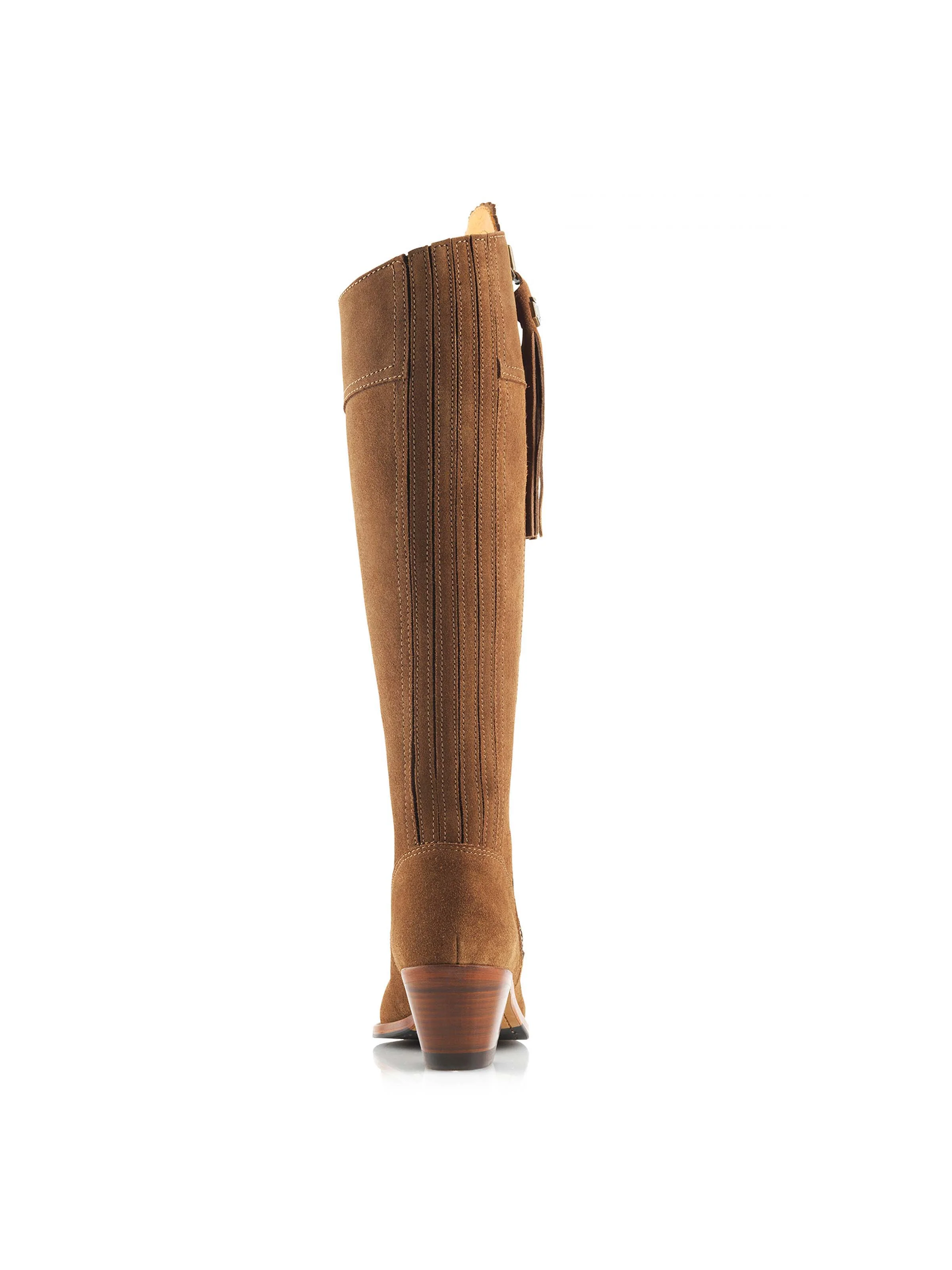 Heeled Regina (Sporting Fit) - Tan Suede - Image 5
