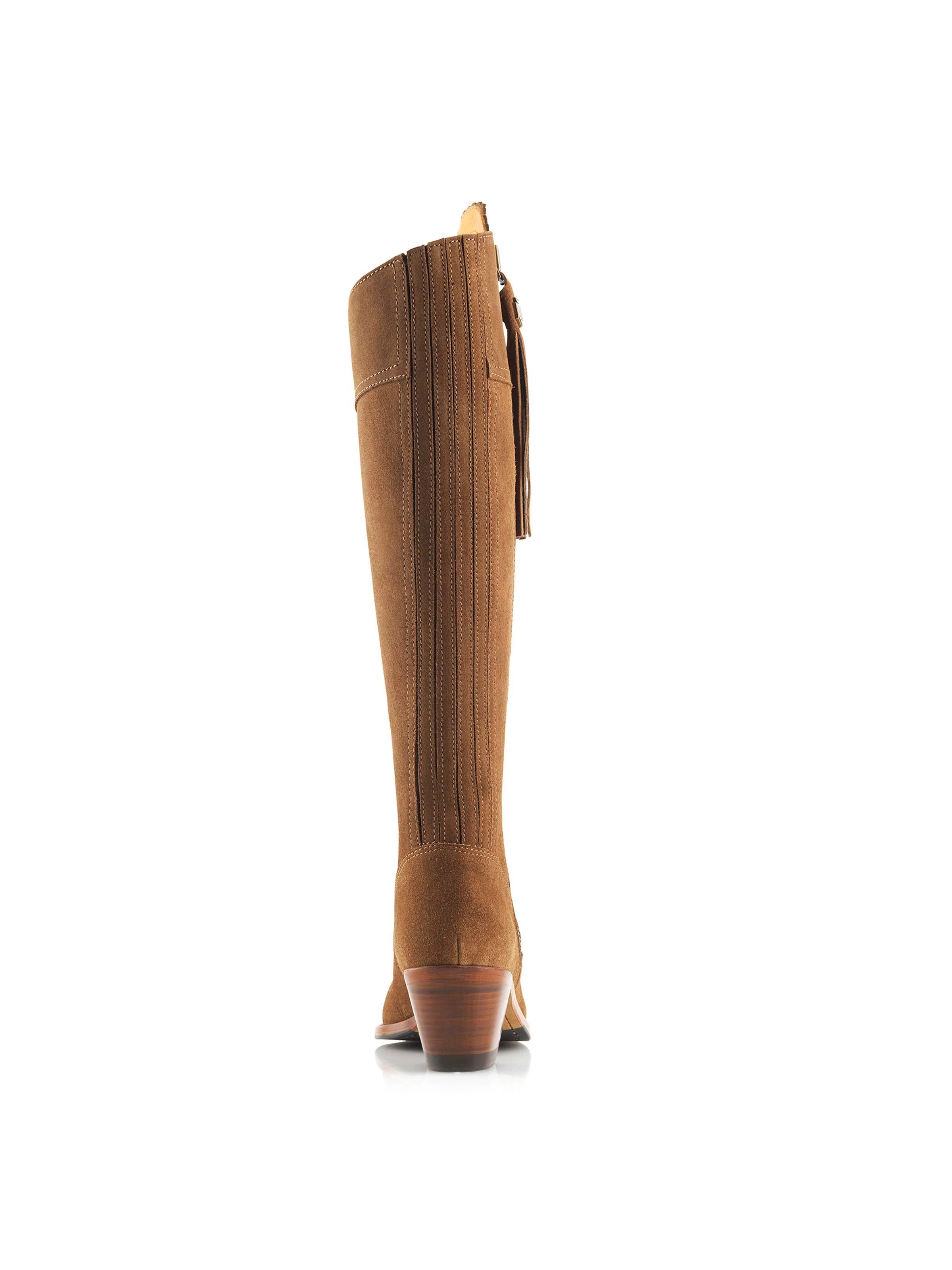 Heeled Regina (Regular Fit) - Tan Suede - Image 6