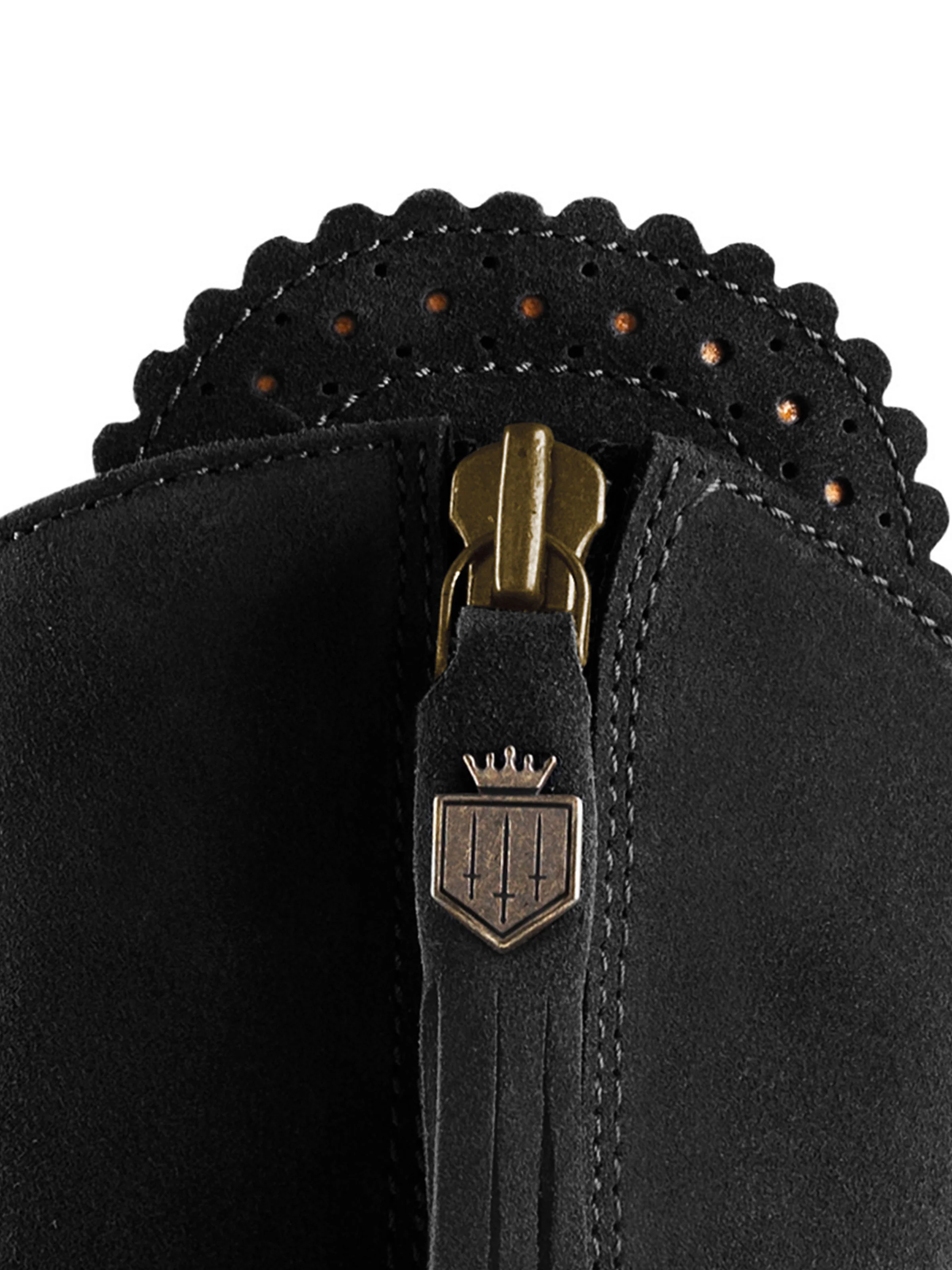 Regina (Regular Fit) - Black Suede - Image 5