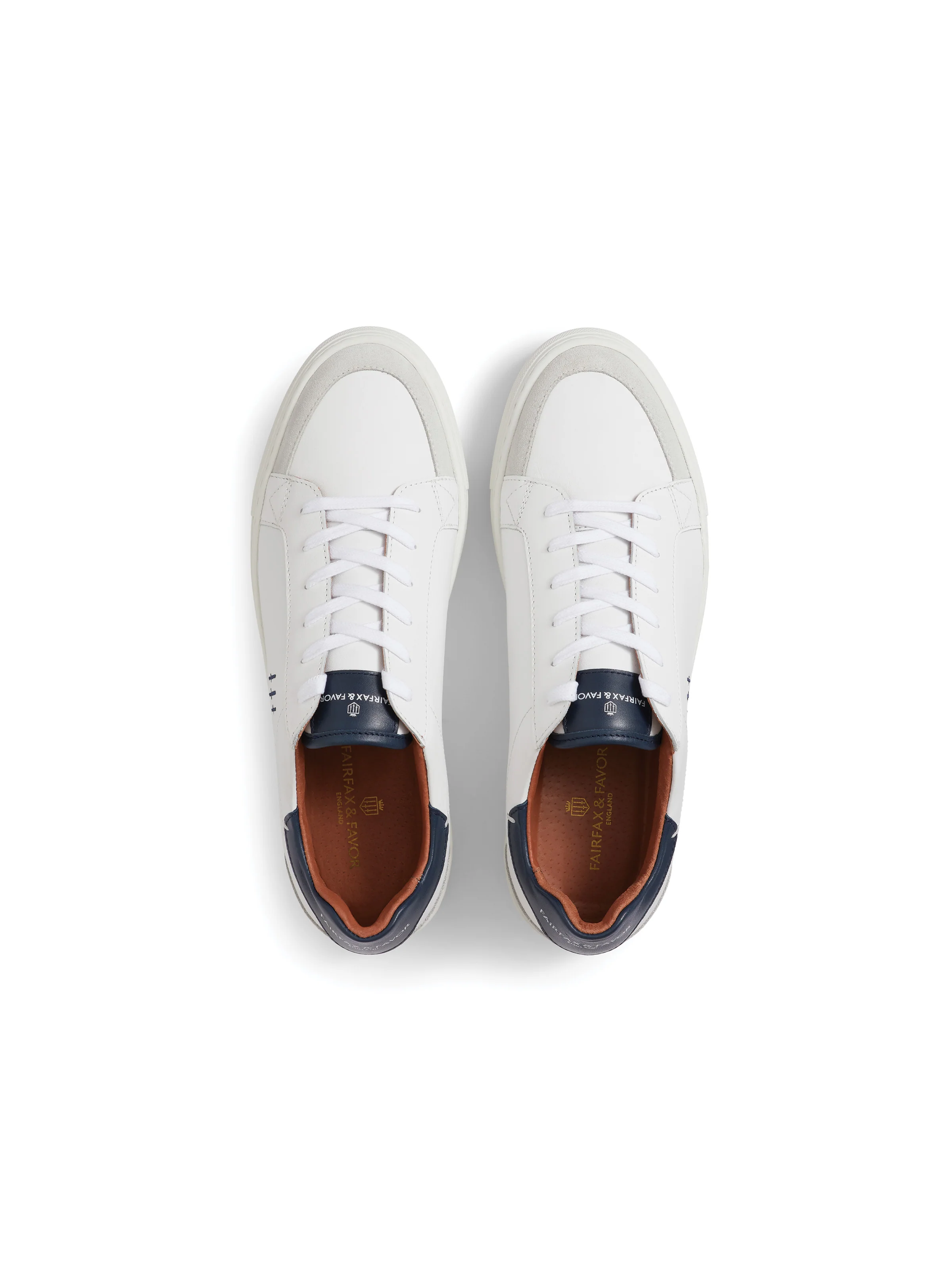 Holbourne - White - Navy & Grey - Image 3