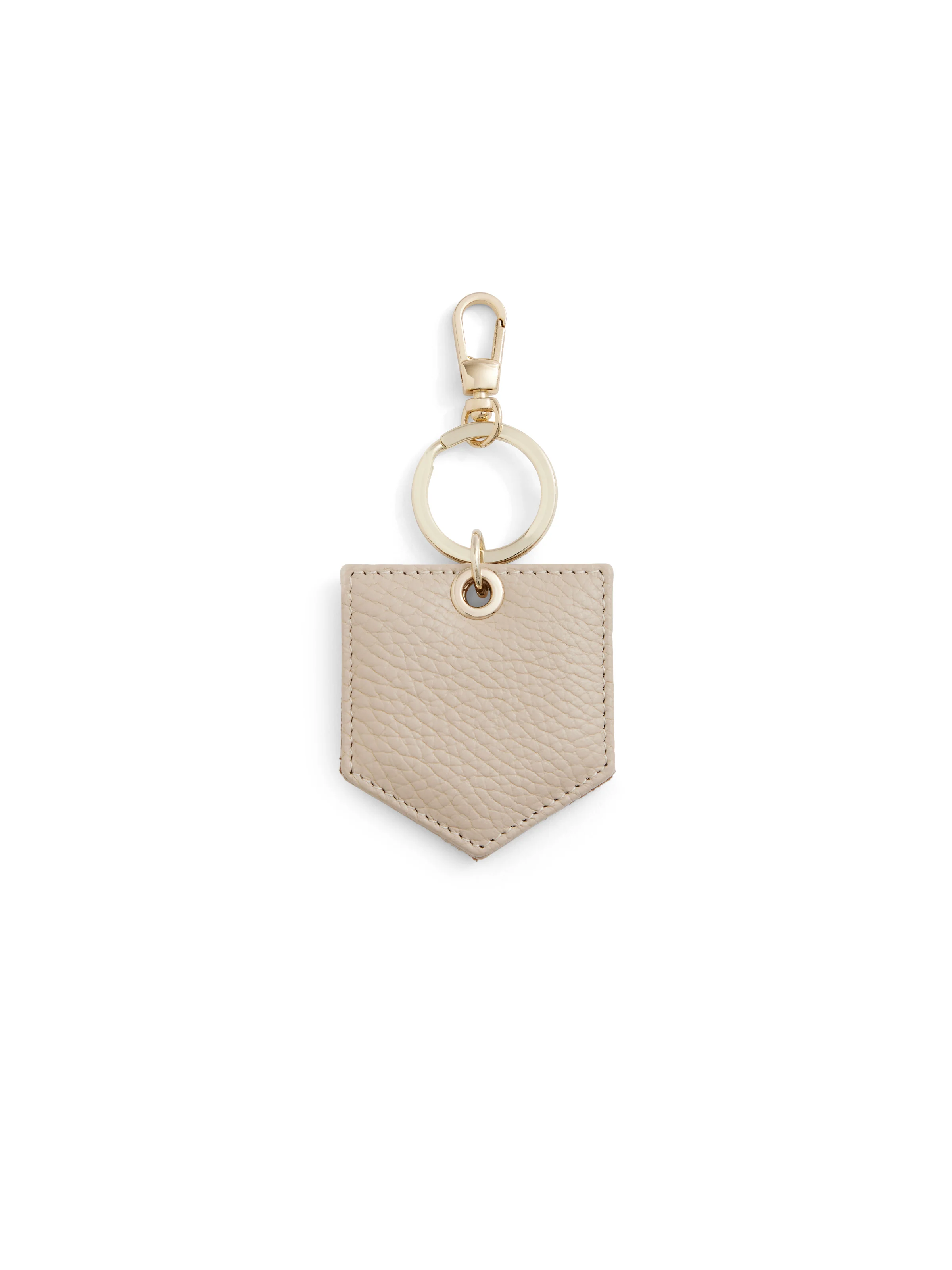 Signature Key Ring Mirror - Pebbled Stone Leather - Image 3