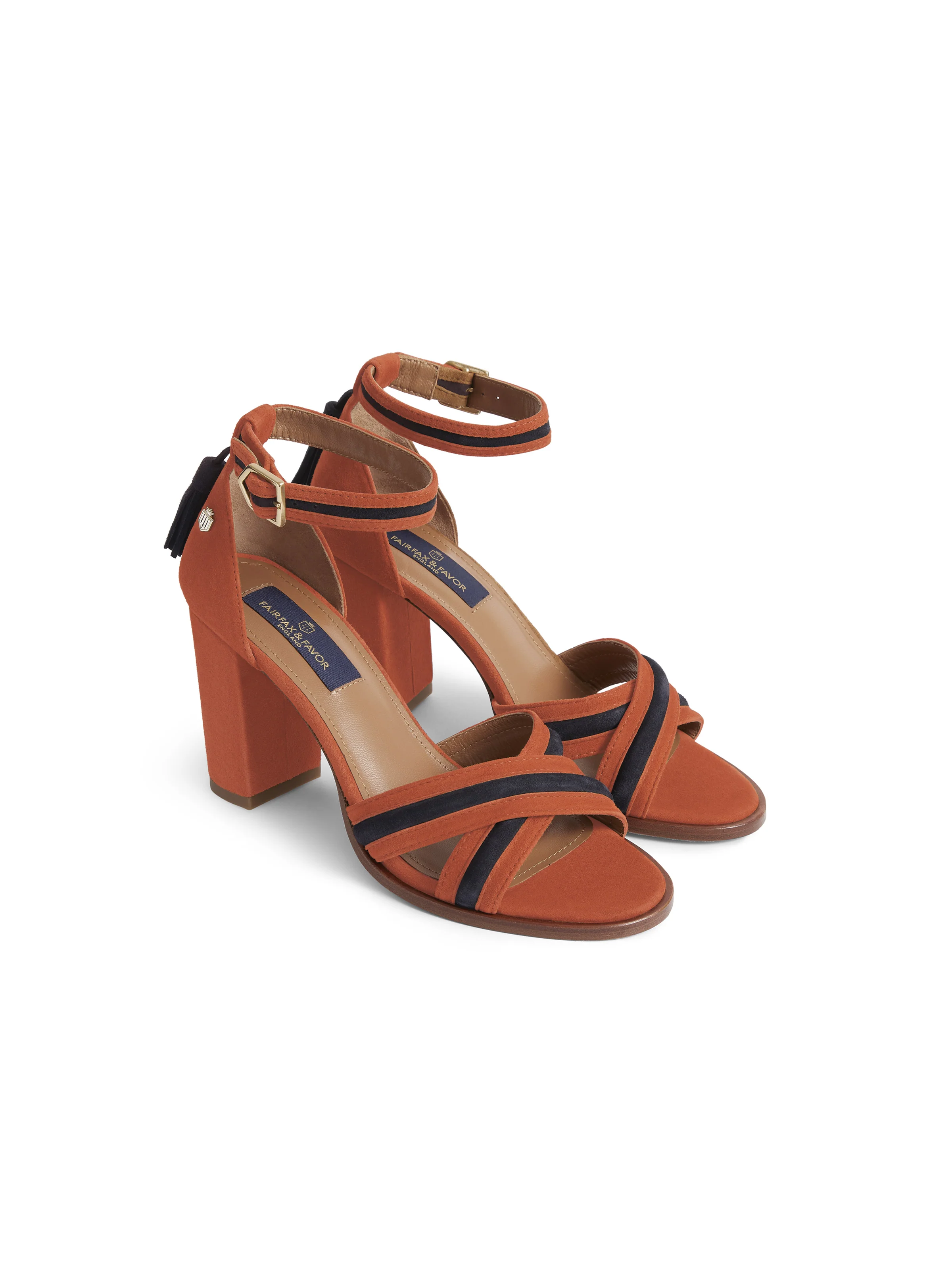 London - Sunset Orange & Navy - Image 3