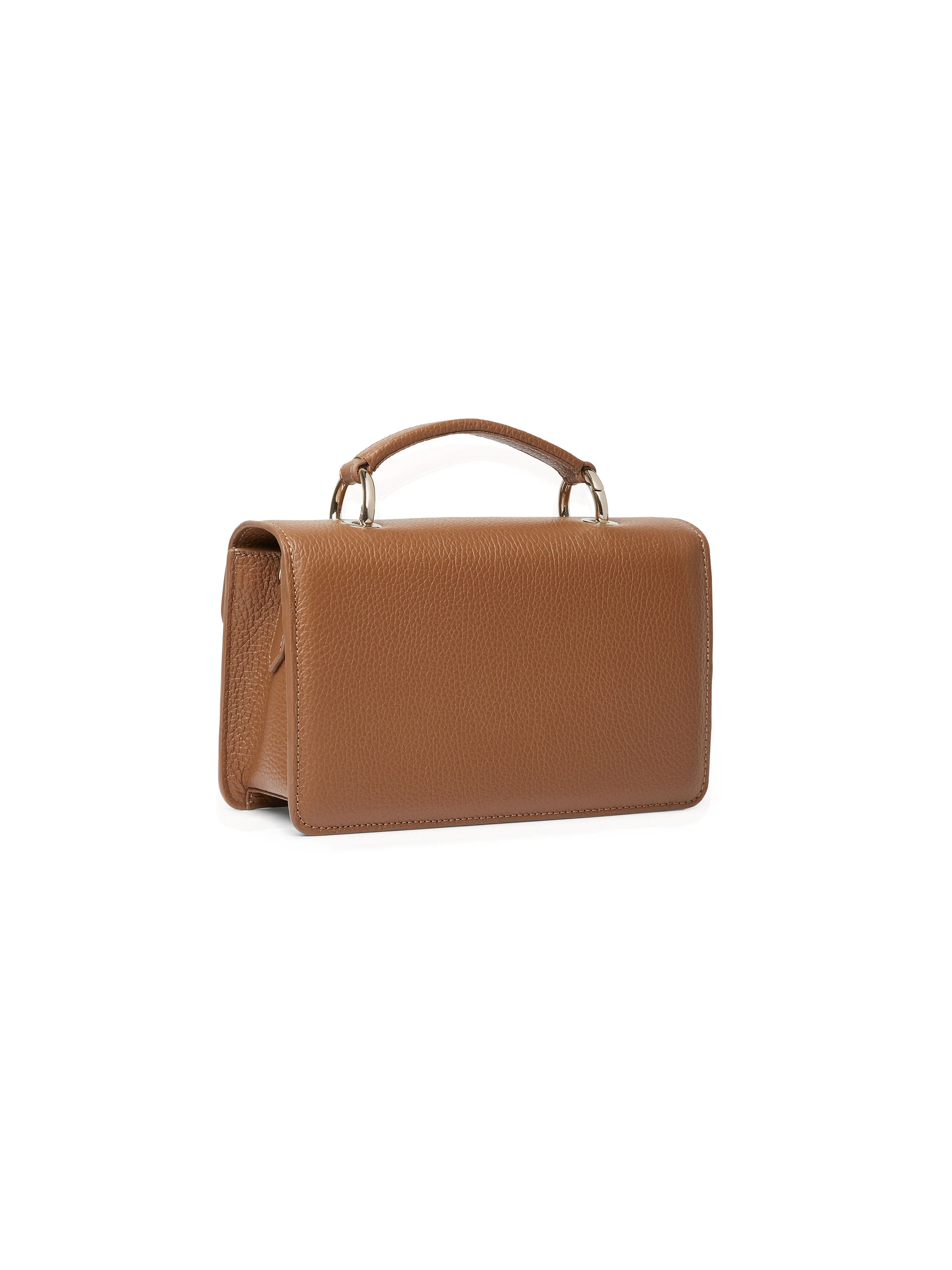 Loxley Mini Cross Body Bag - Pebbled Tan Leather - Image 3
