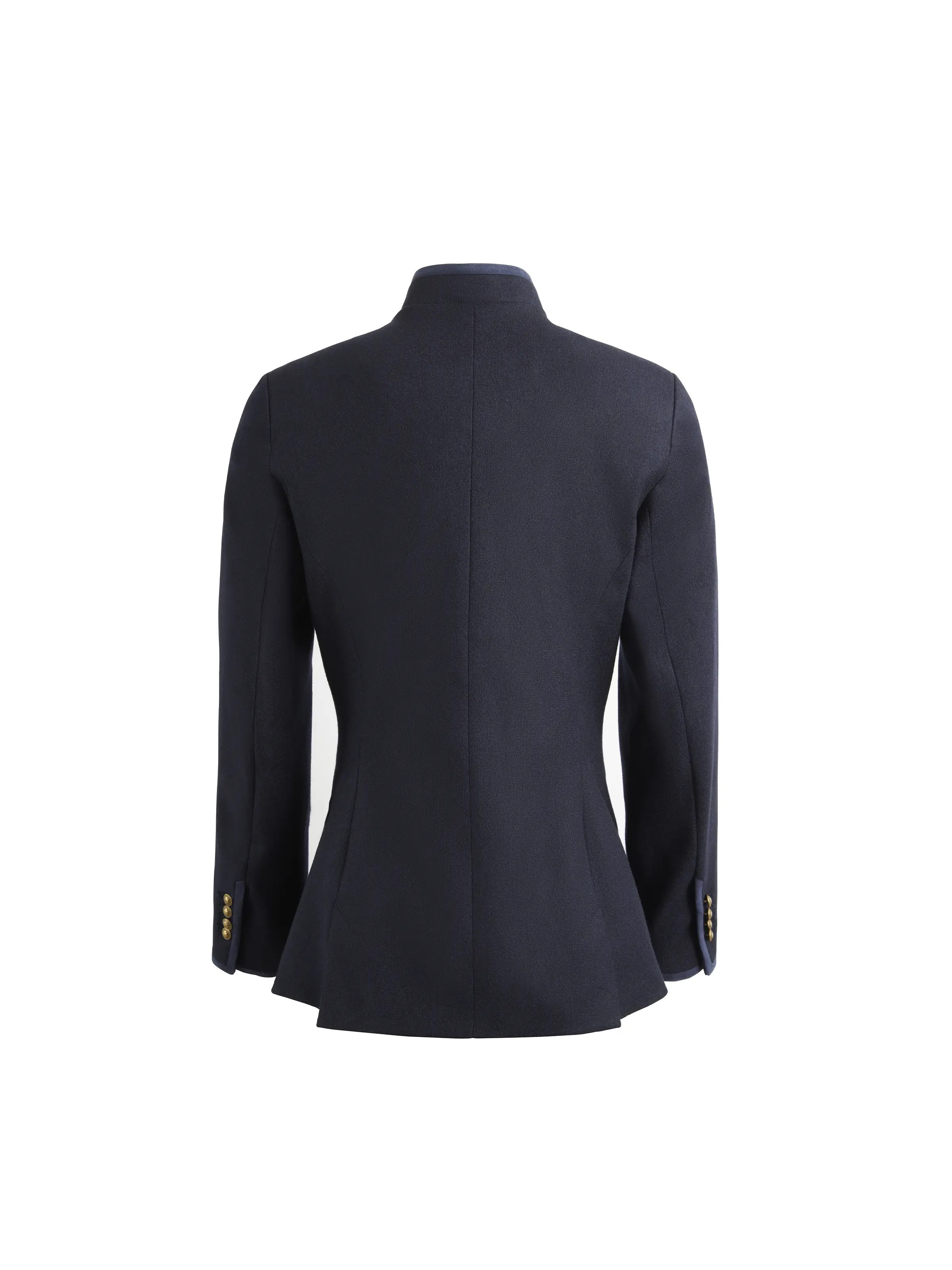 Madeline Jacket - Navy Melton Wool - Image 3