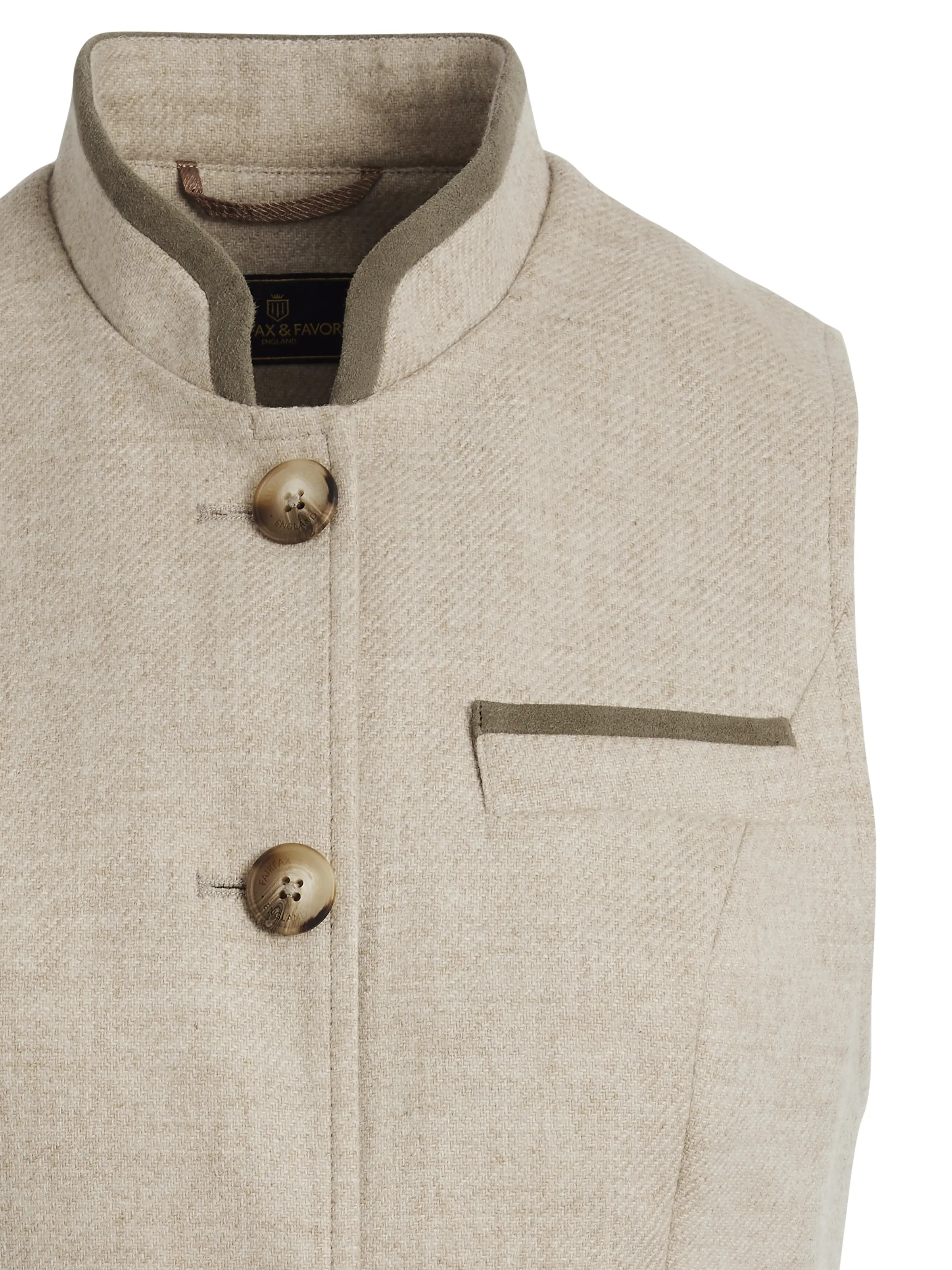 Madeline Gilet - Oatmeal Wool - Image 5