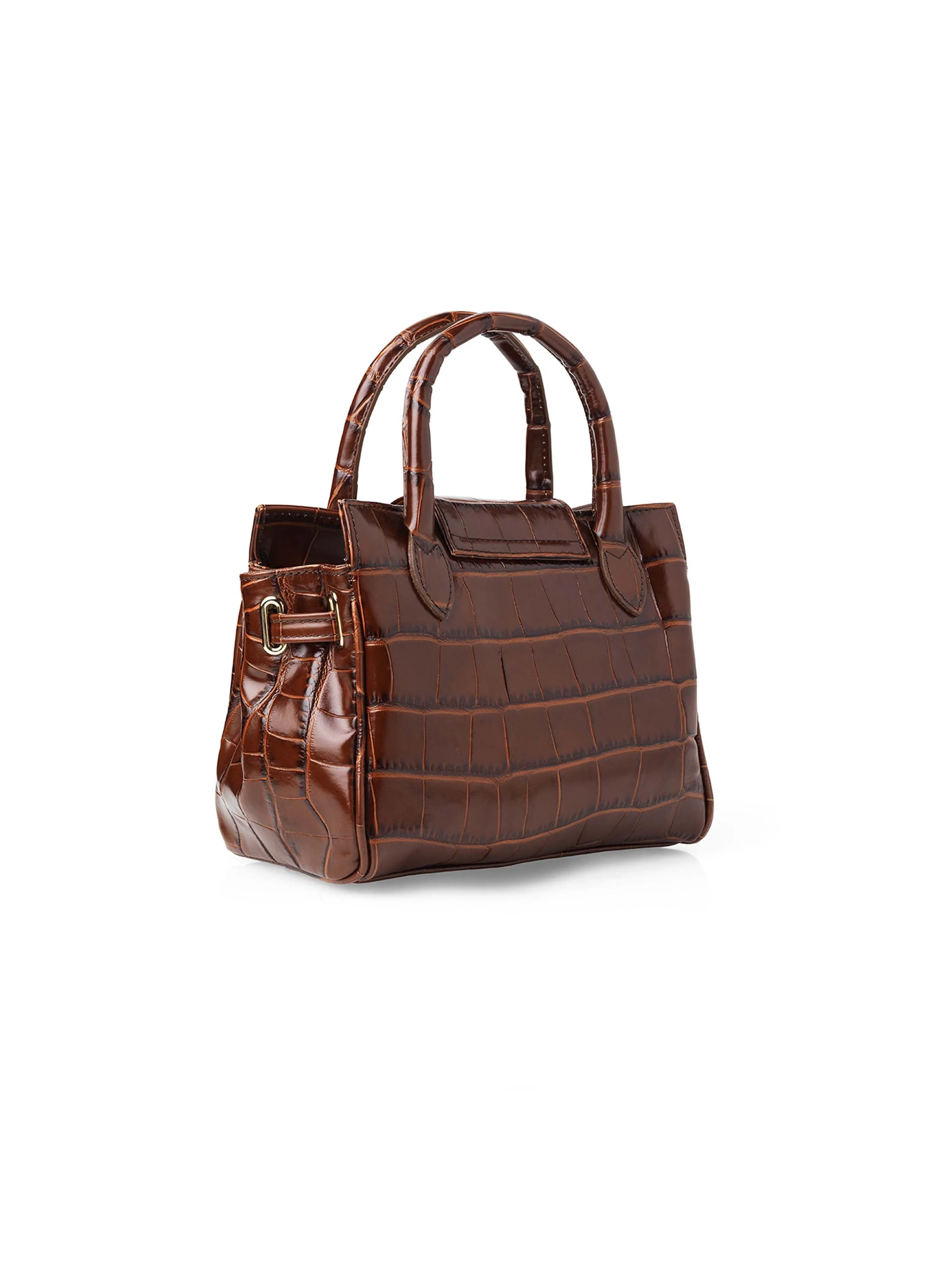 Mini Windsor Handbag - Conker Leather - Image 3