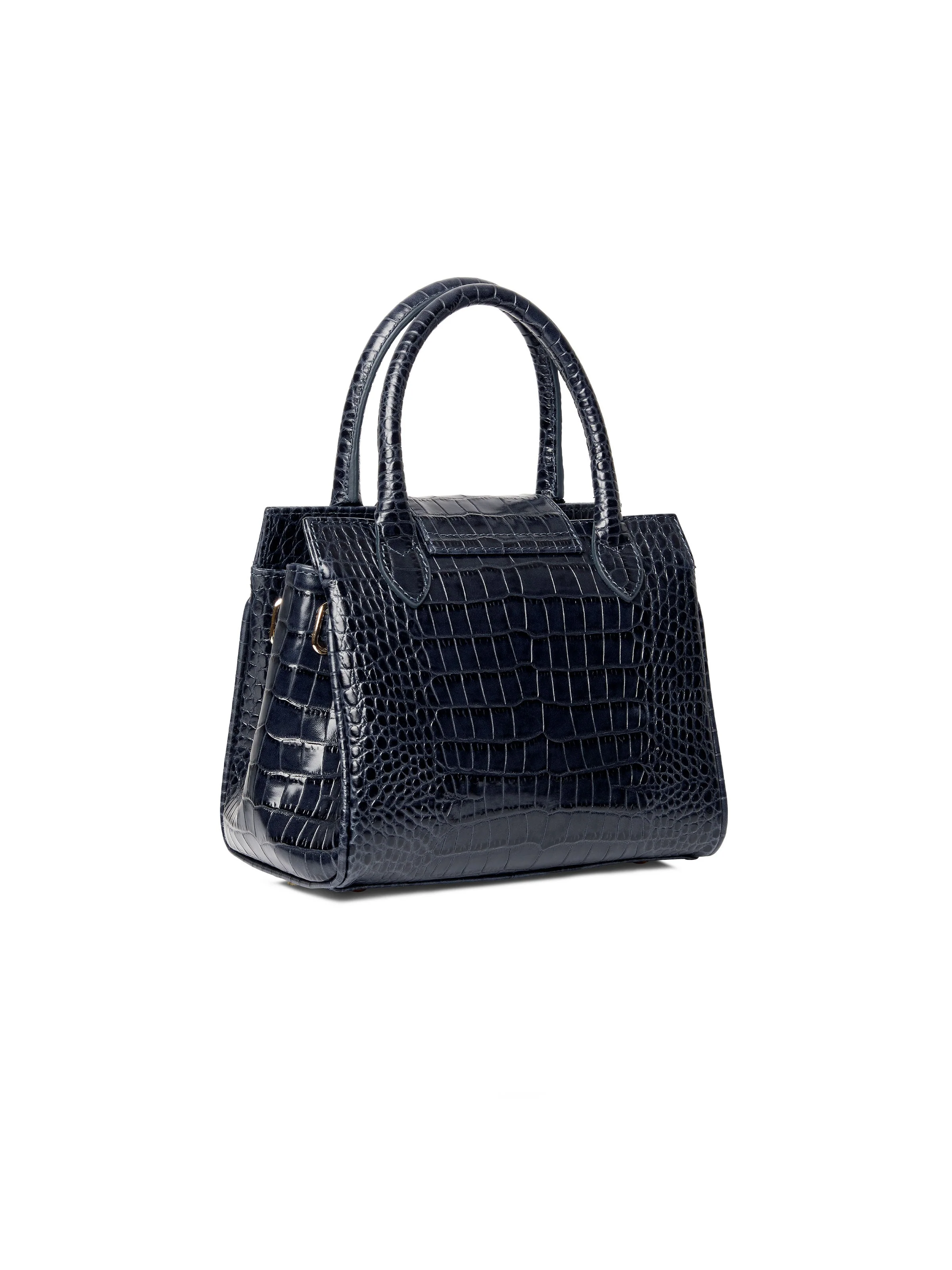 Mini Windsor Handbag - High Shine Navy - Image 2