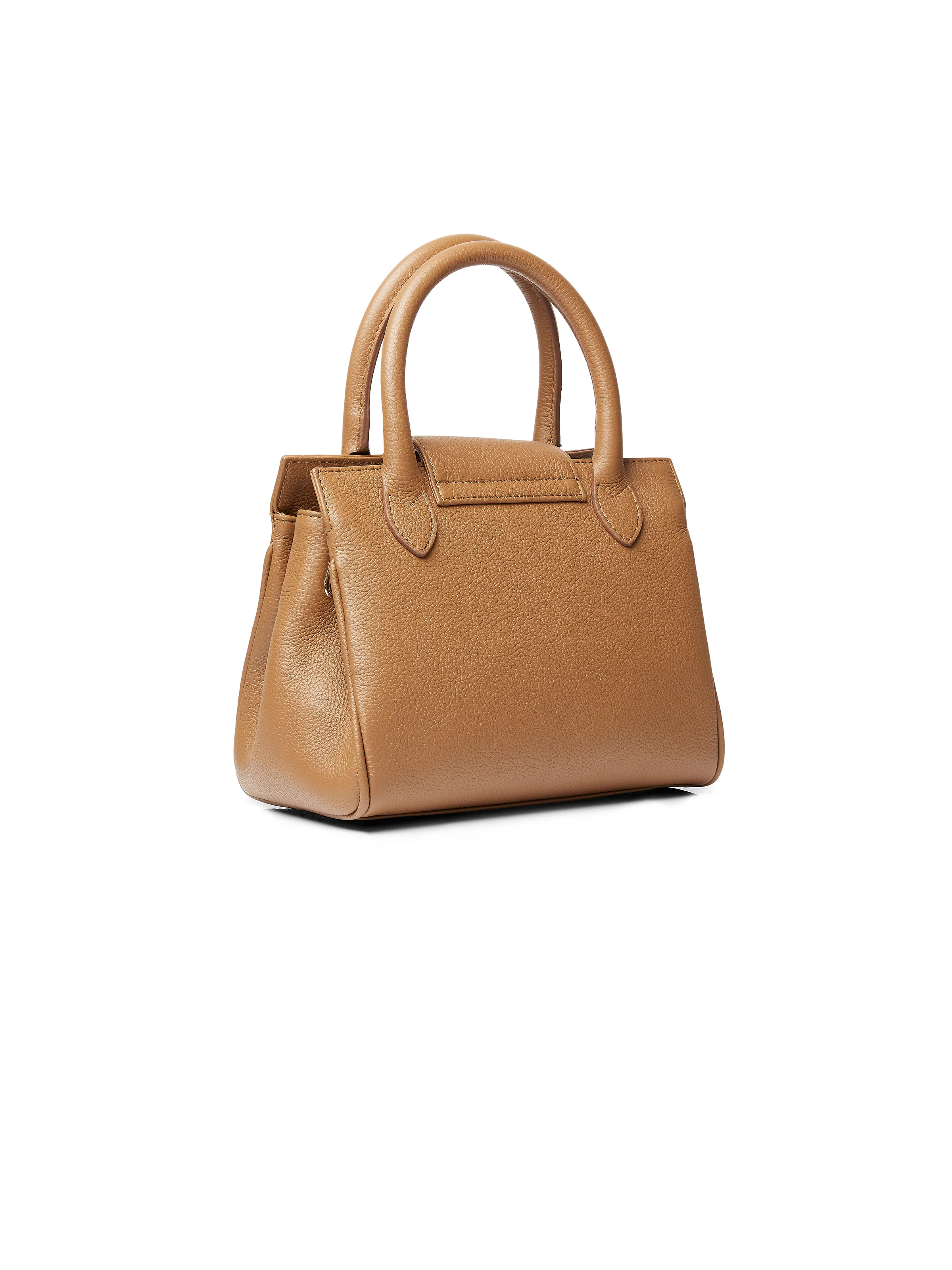 Mini Windsor Handbag - Pebbled Tan Leather - Image 3