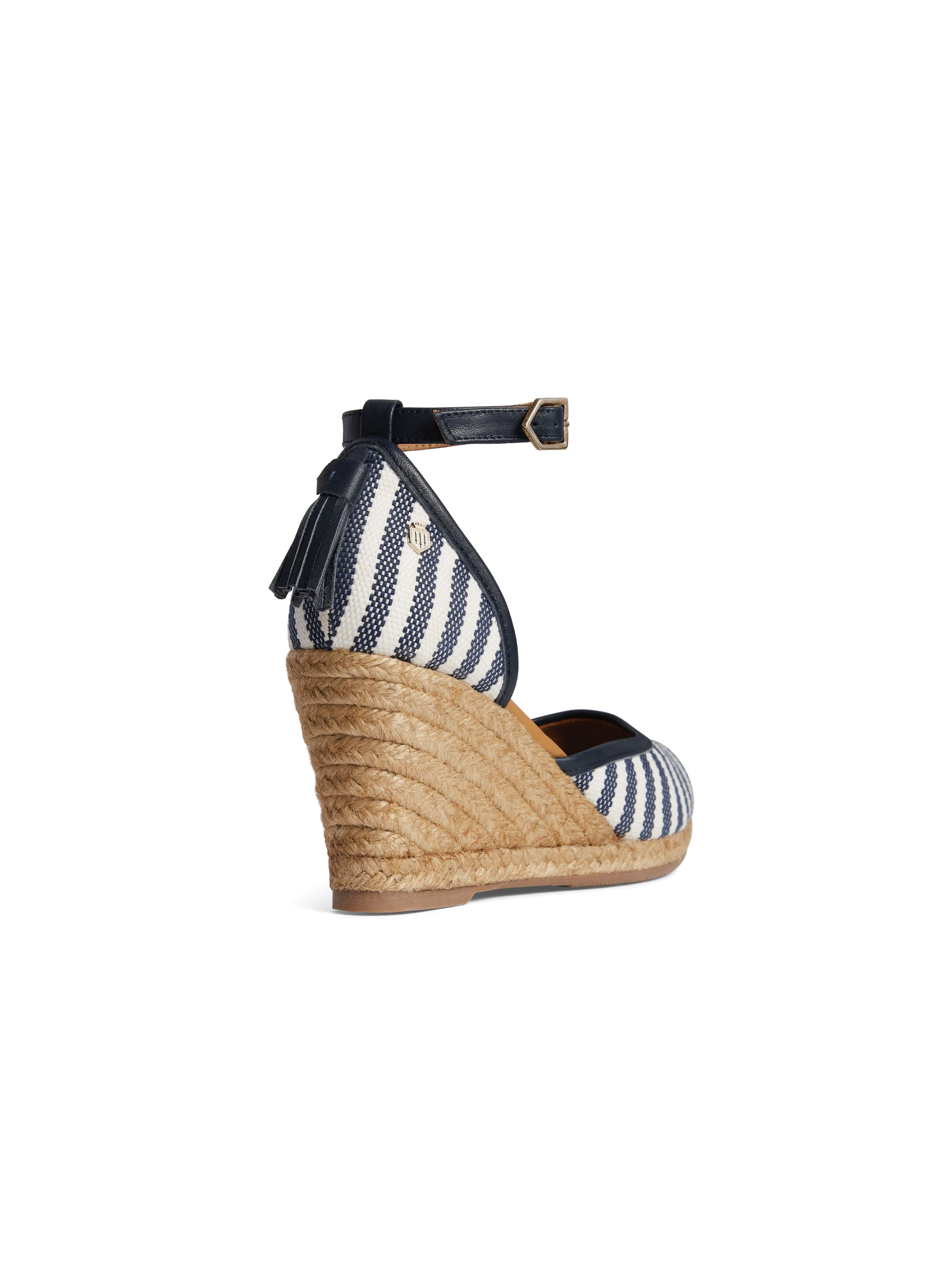 Monaco Wedge - Navy Stripe - Image 5