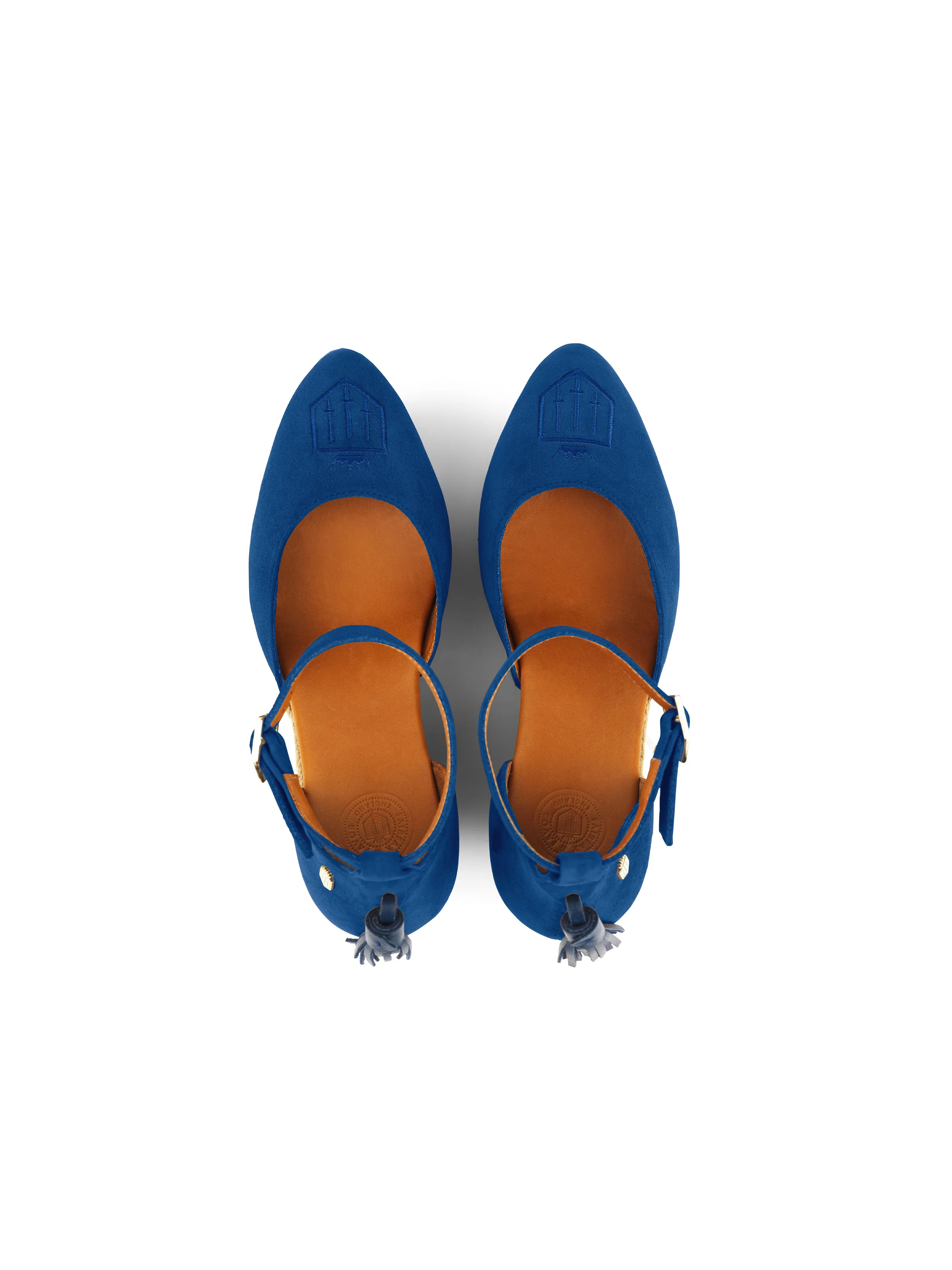 Monaco Wedge - Porto Blue Suede - Image 4