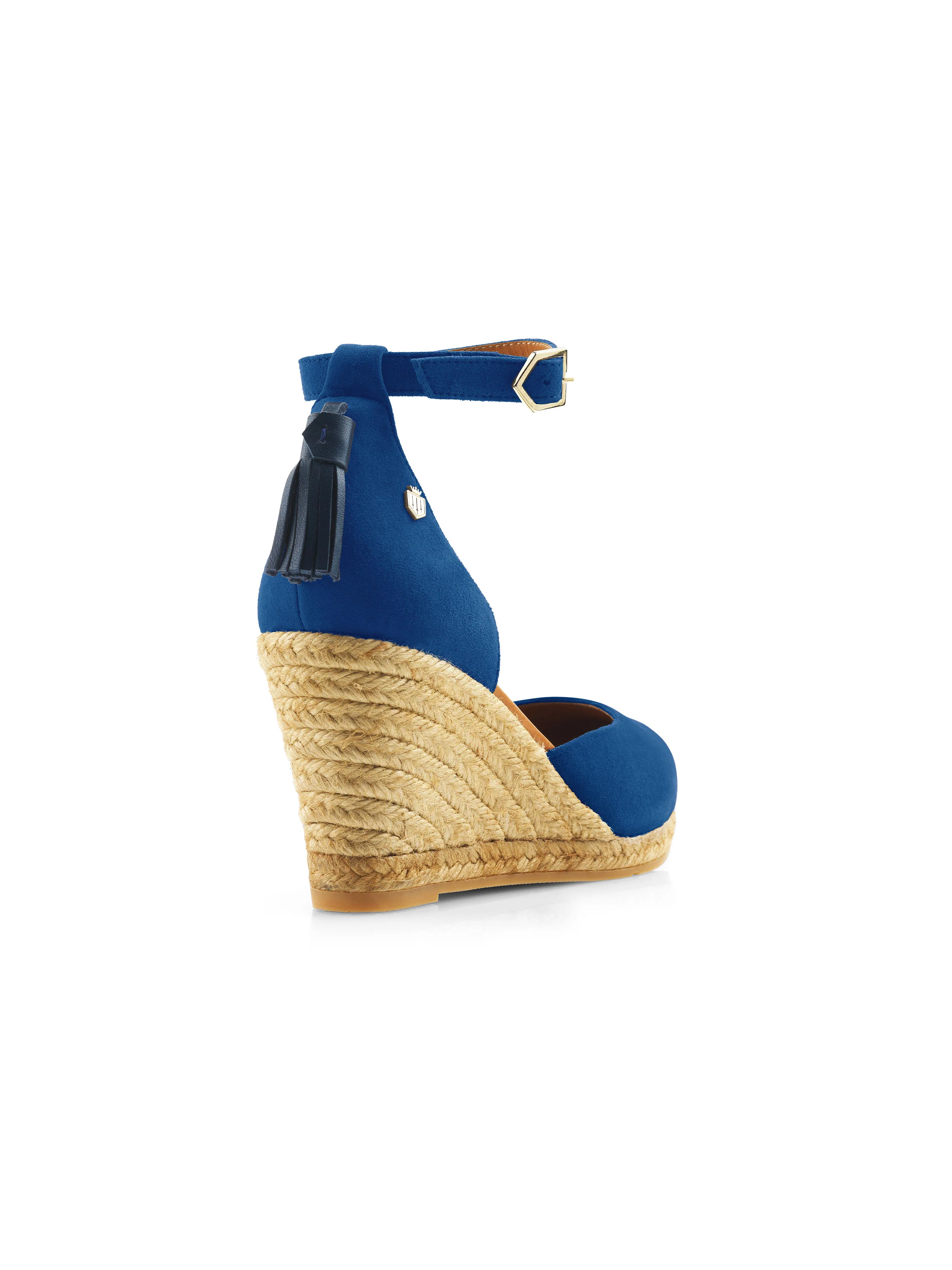 Monaco Wedge - Porto Blue Suede - Image 5