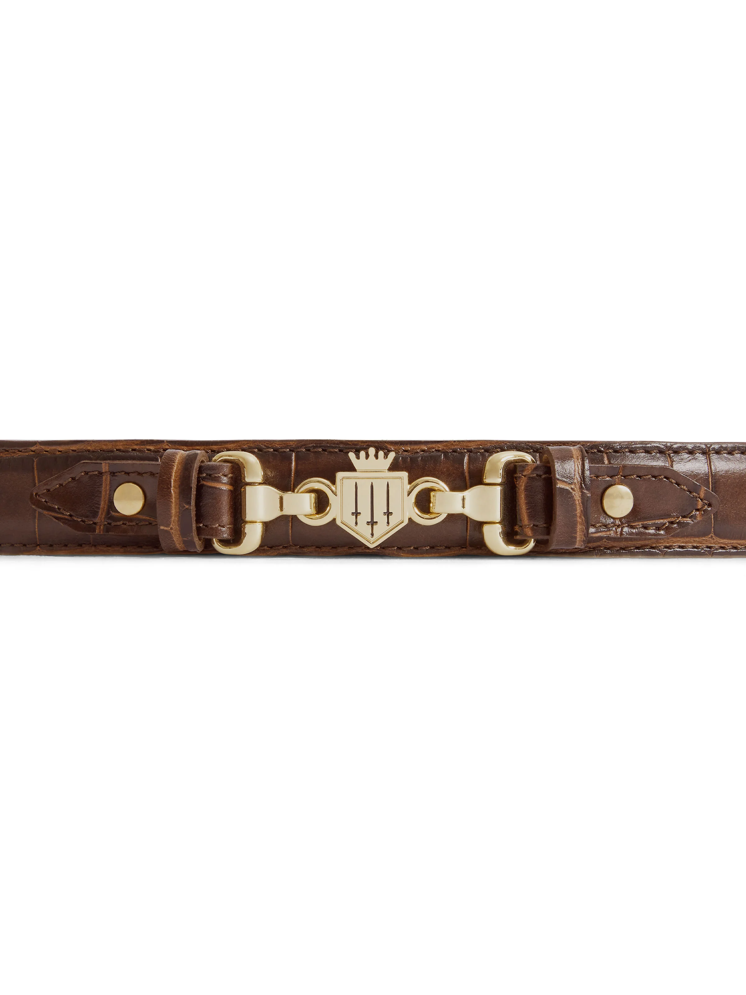 Moulton Belt - Mahogany Croc - Image 5