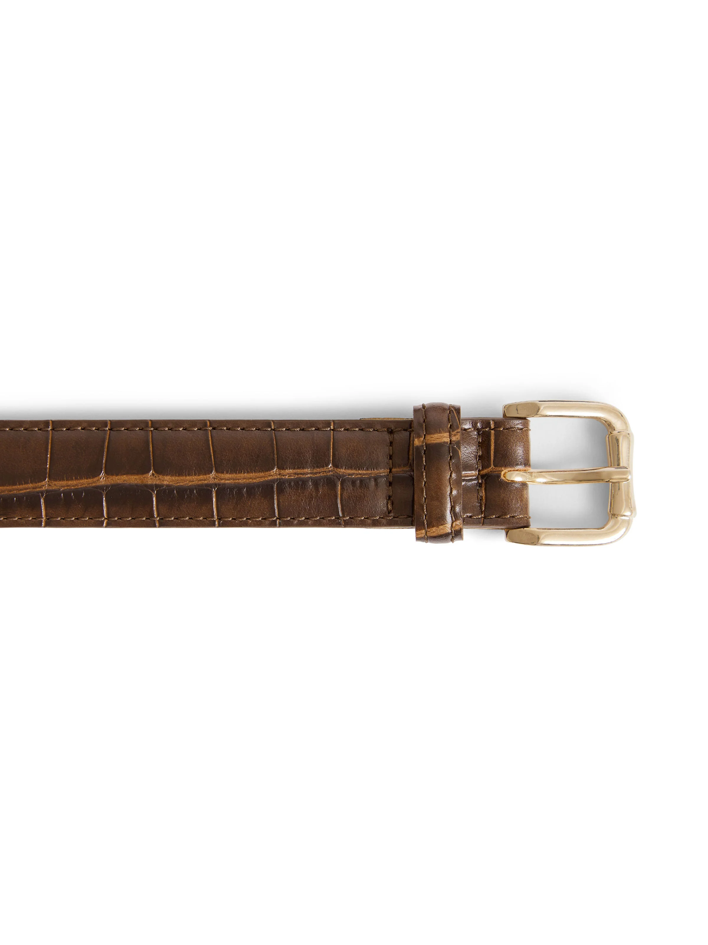 Moulton Belt - Mahogany Croc - Image 7