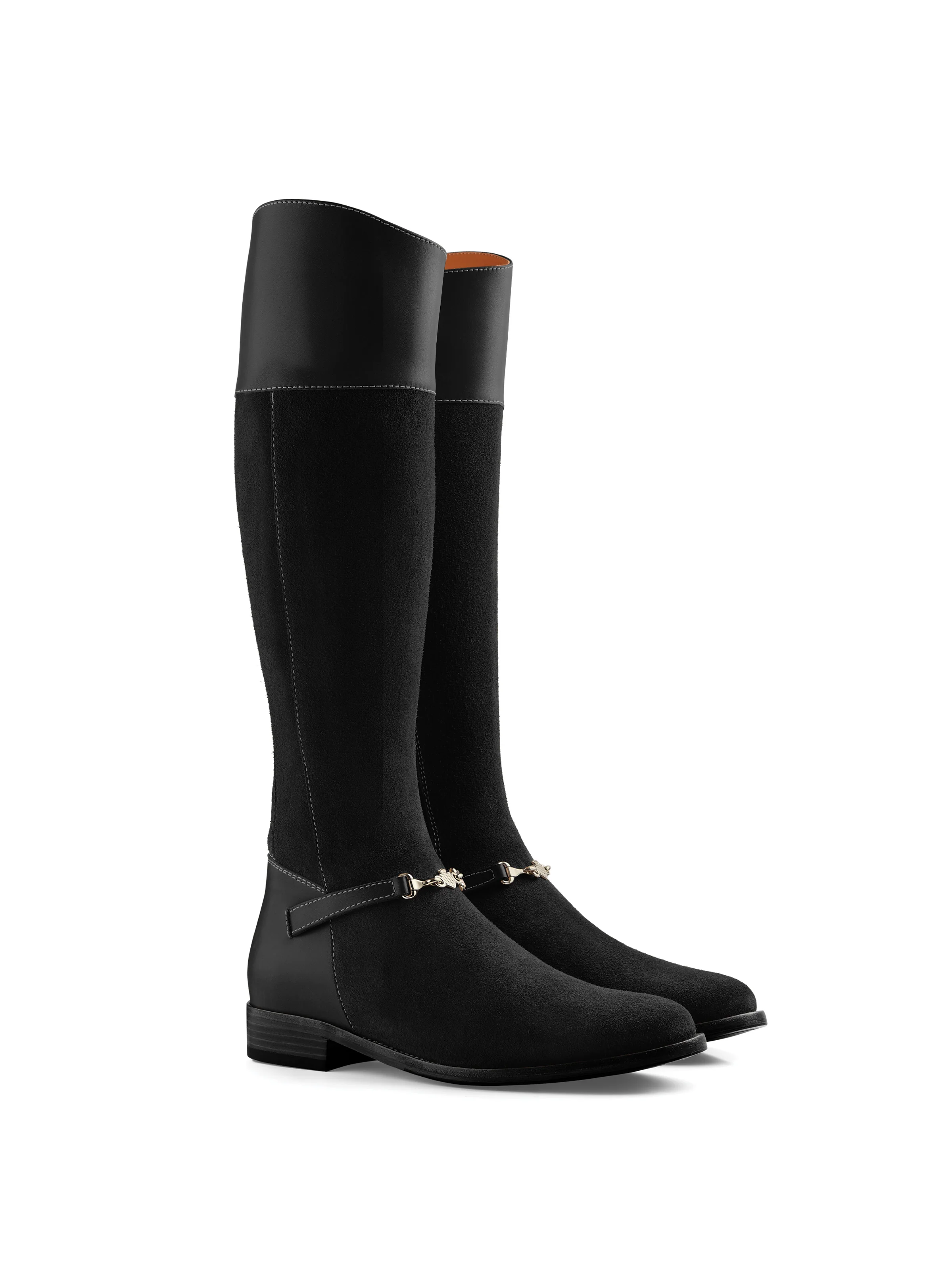 Octavia (Narrow Fit) - Black Suede - Image 2