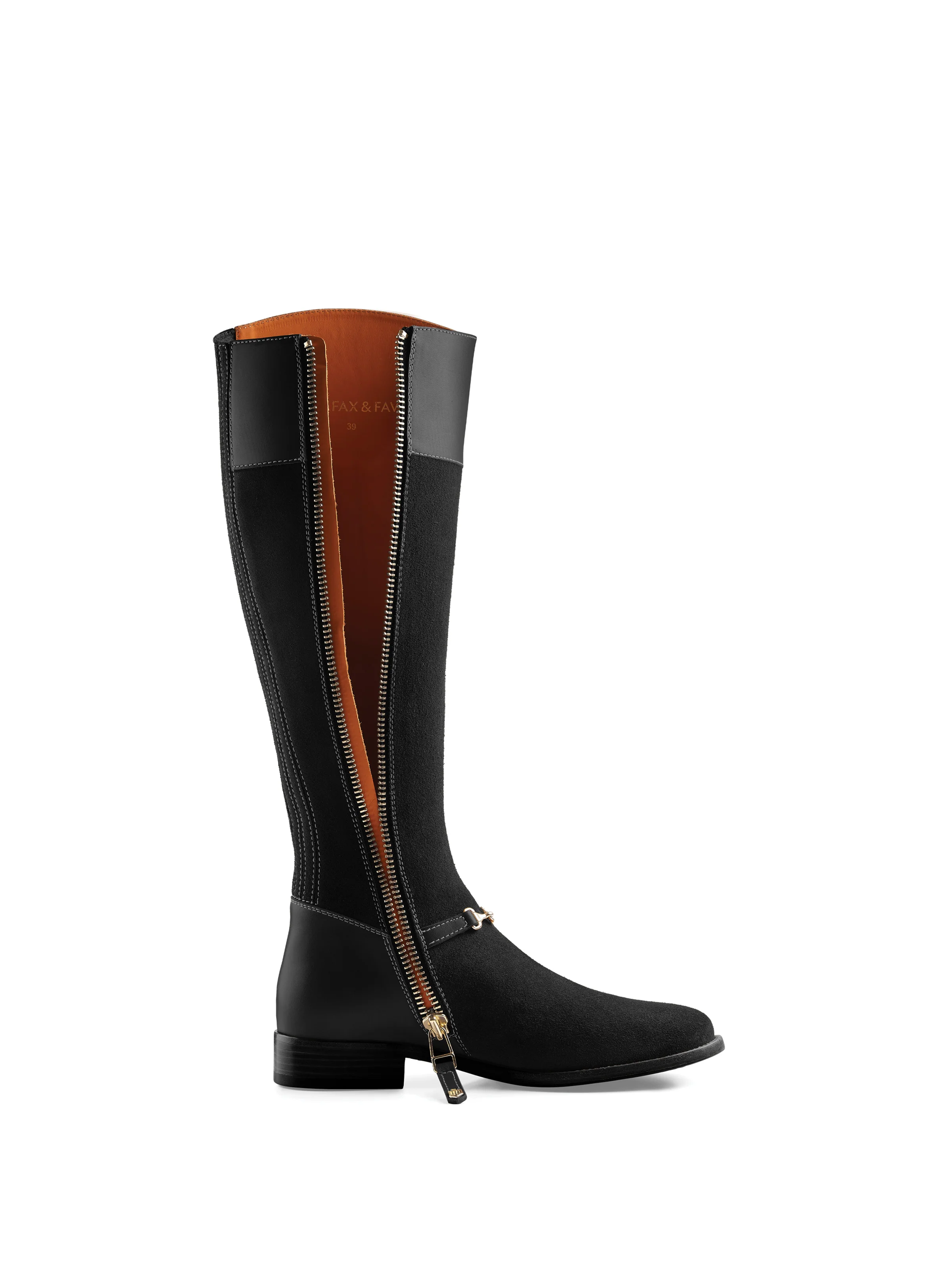 Octavia (Narrow Fit) - Black Suede - Image 3