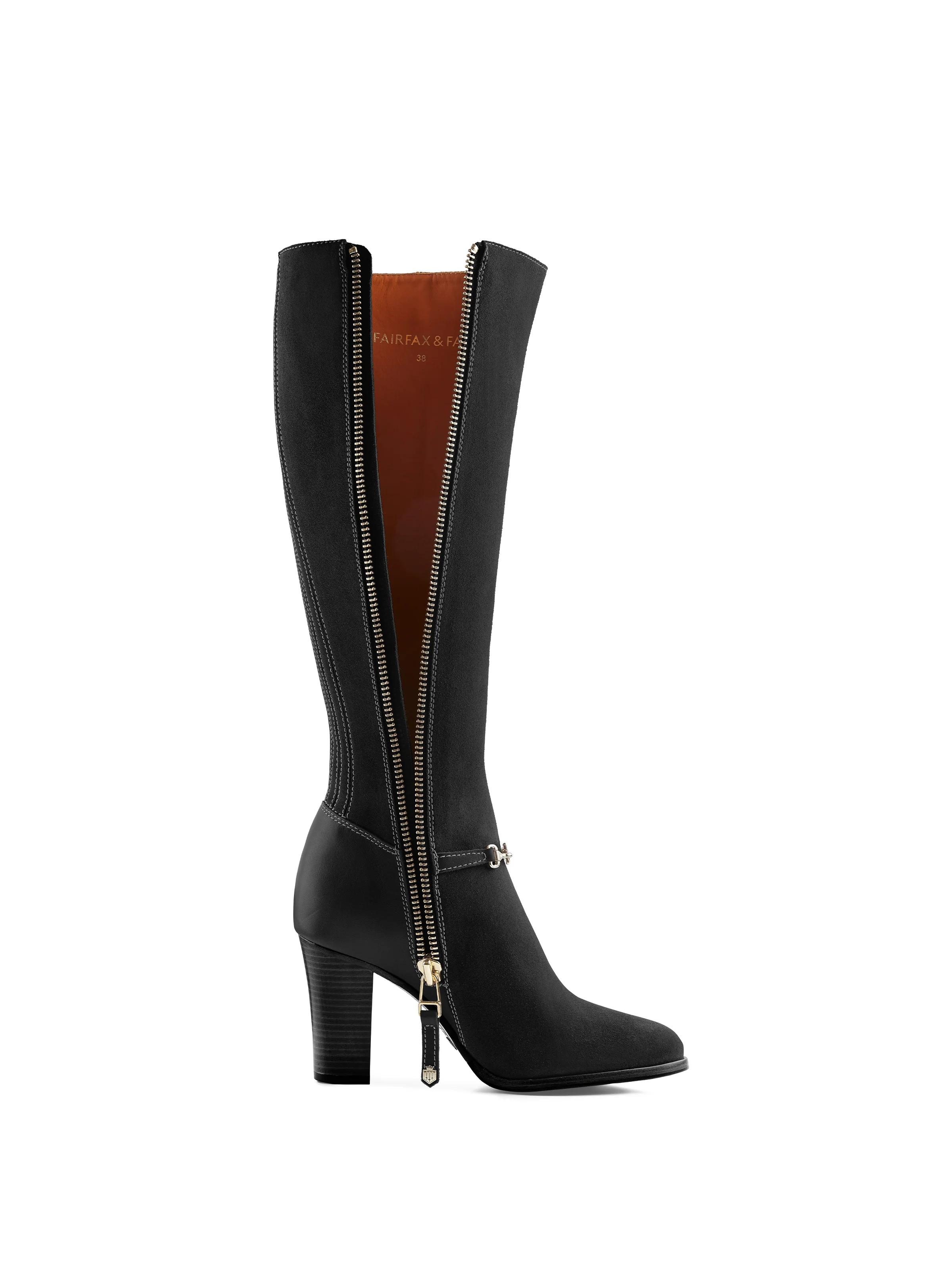 Heeled Octavia (Regular Fit) - Black Suede - Image 4