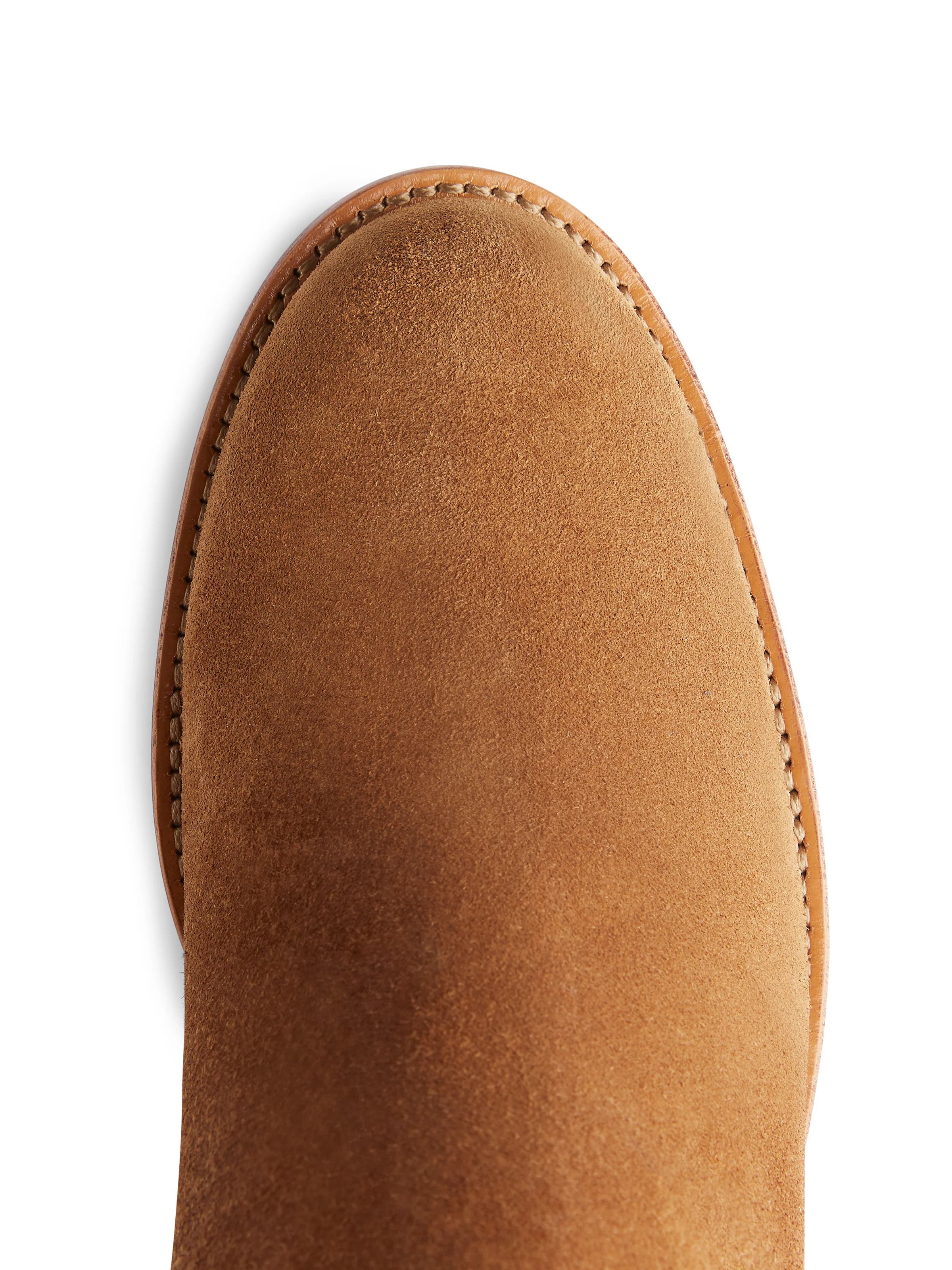 Heeled Olympia - Tan & Navy Suede - Image 6