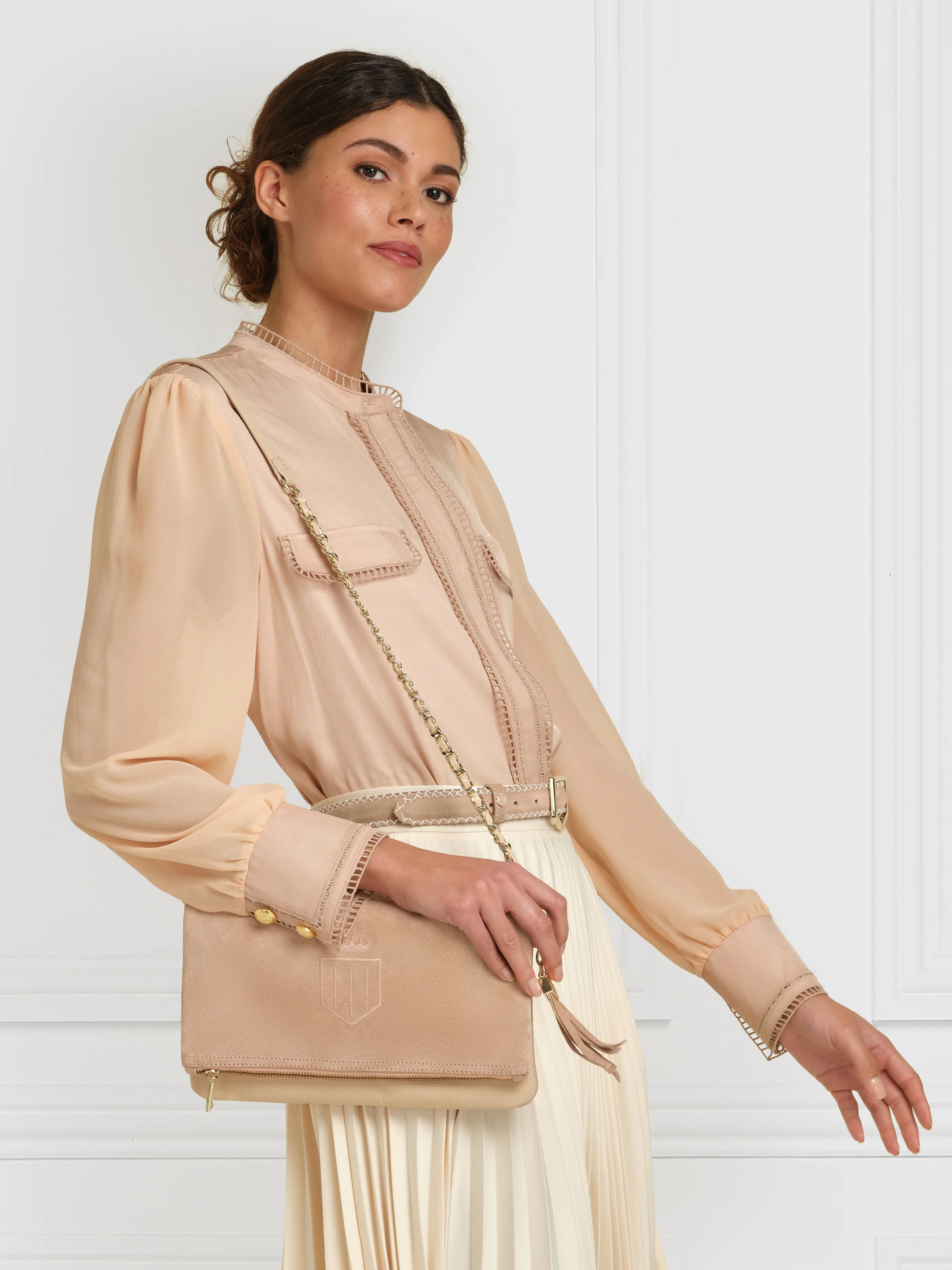 Portofino Belt - Blush Nubuck - Image 2
