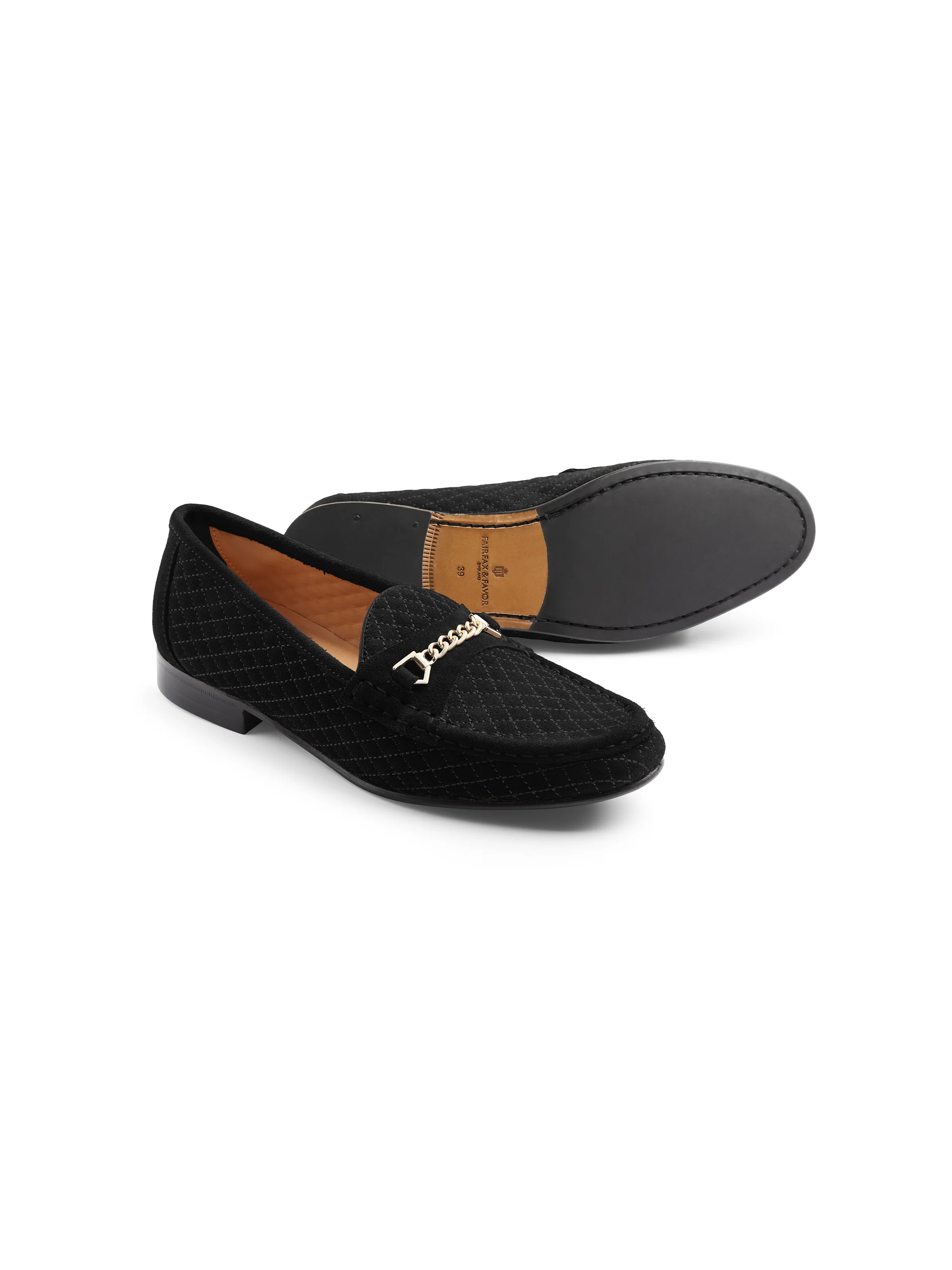 Quilted Apsley - Black Suede - Image 5