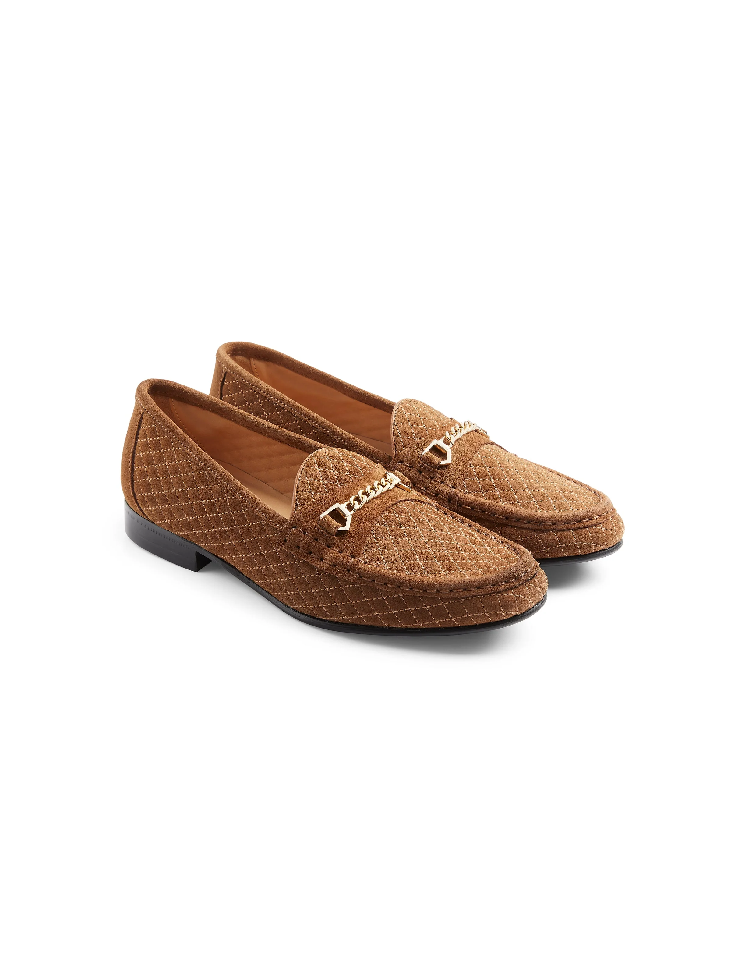 Quilted Apsley - Tan Suede - Image 3