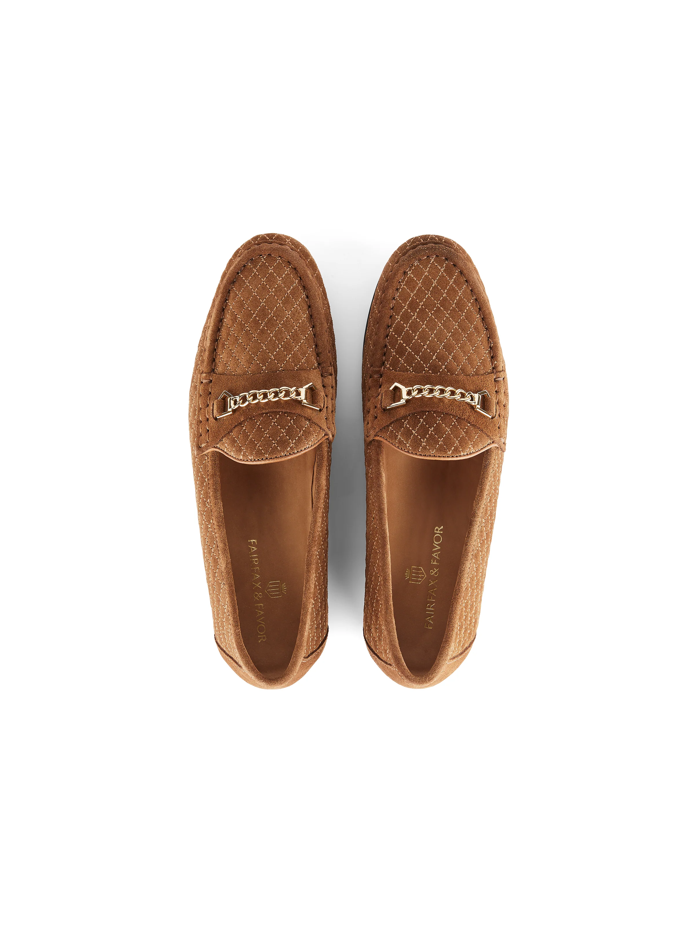 Quilted Apsley - Tan Suede - Image 4